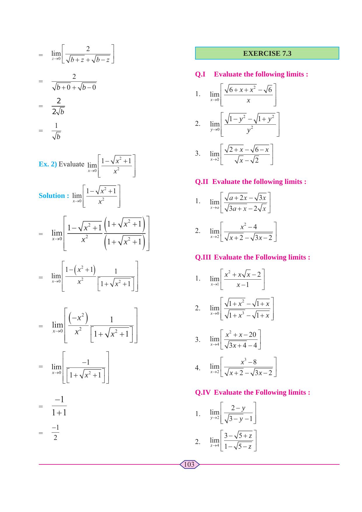 Maharashtra Board Class 11 Maths (Commerce) (Part 1) Textbook - Page 113