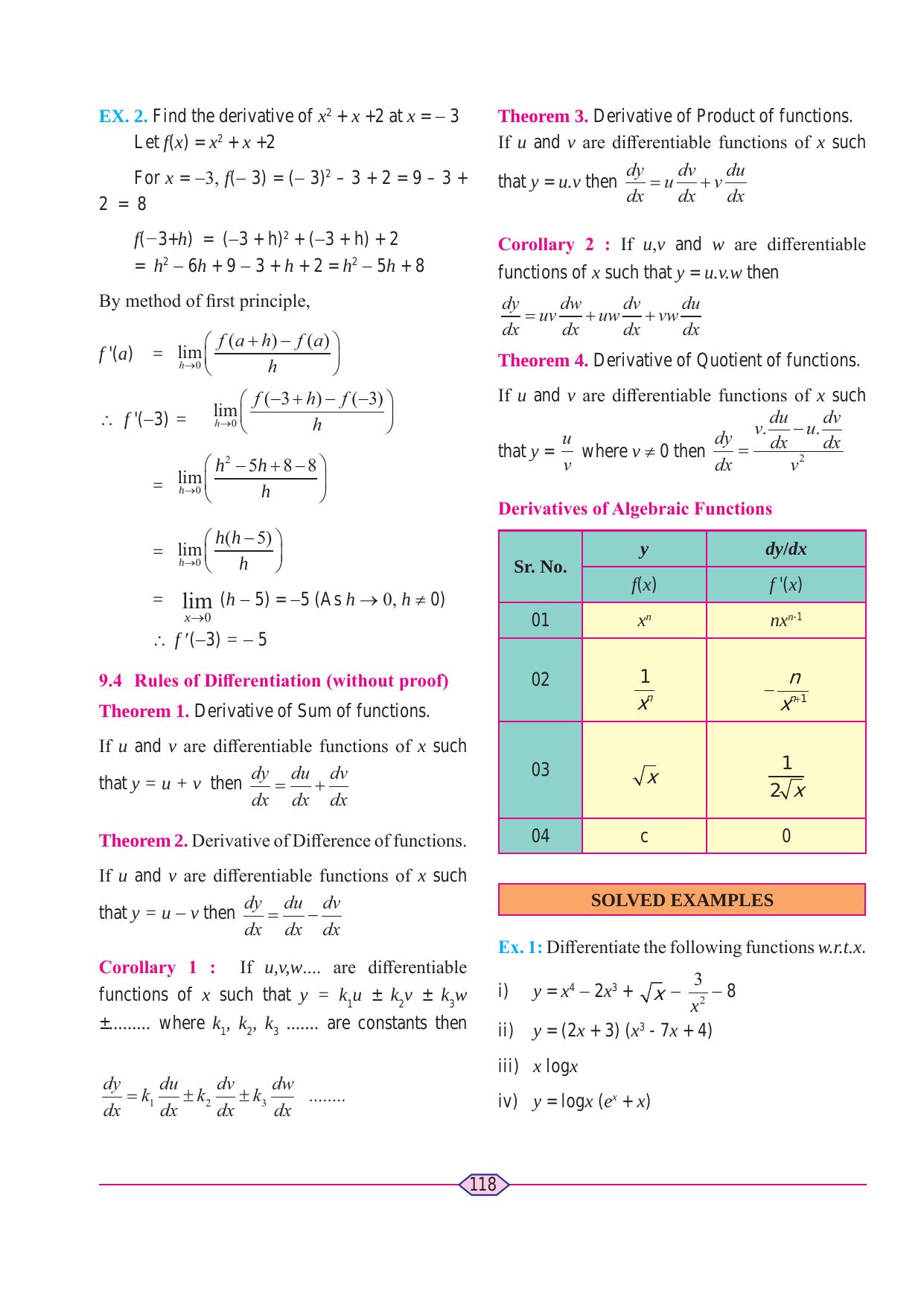 Maharashtra Board Class 11 Maths (Commerce) (Part 1) Textbook - Page 128