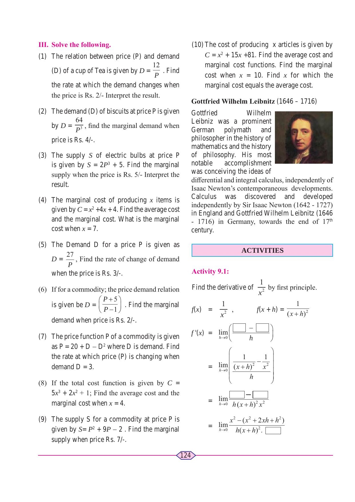 Maharashtra Board Class 11 Maths (Commerce) (Part 1) Textbook - Page 134