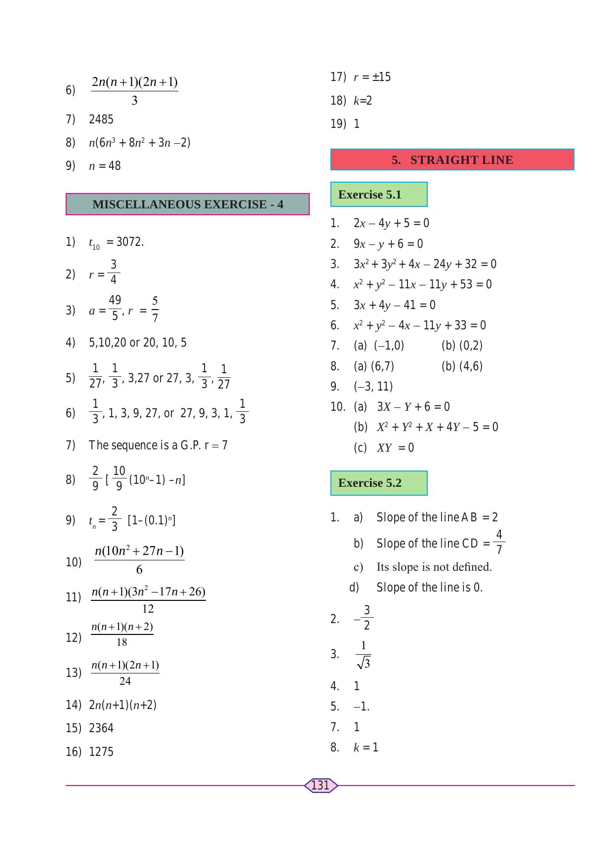 Maharashtra Board Class 11 Maths (Commerce) (Part 1) Textbook - Page 141