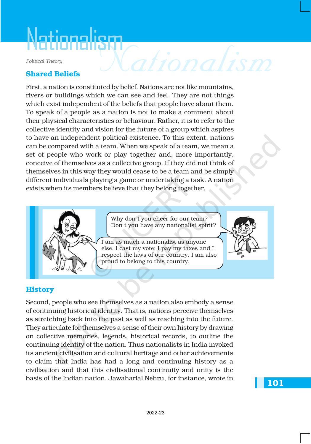 NCERT Book for Class 11 Political Science (Political Theory) Chapter 7 Nationalism - Page 5