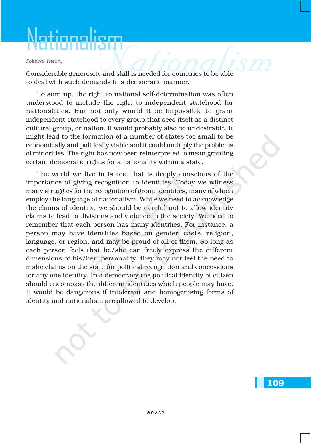 NCERT Book for Class 11 Political Science (Political Theory) Chapter 7 Nationalism - Page 13
