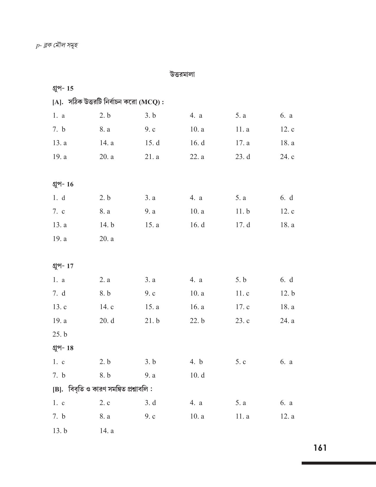 Tripura Board Class 12 Chemistry Bengali Version Workbooks - Page 167