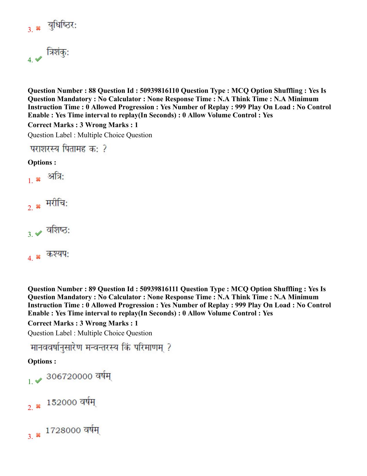 BHU RET Puranetihas 2020 Question Paper  - Page 50
