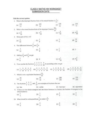 Worksheet for Class 5 Maths Factors Assignment 2