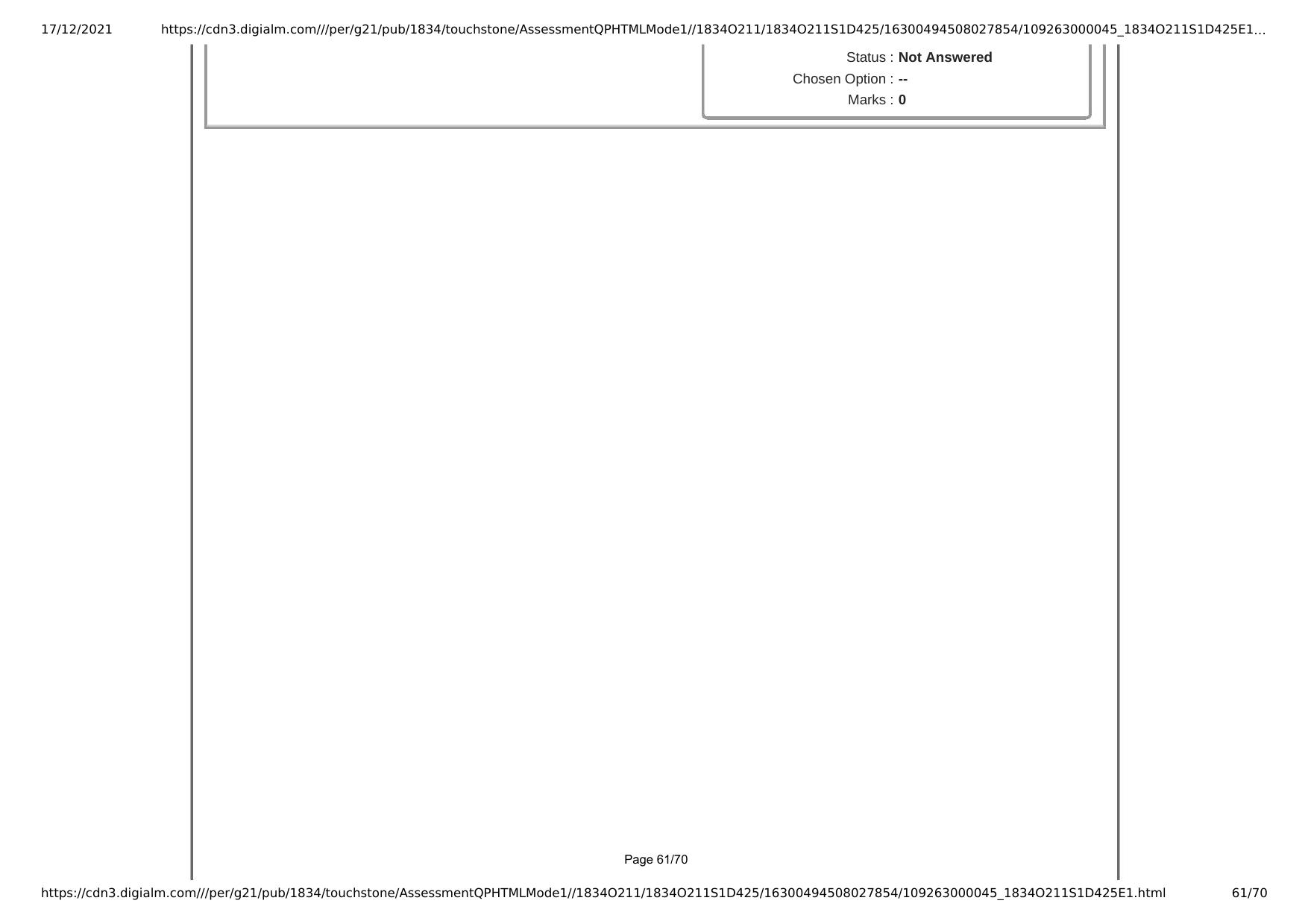 NEST Session I 2021 Question Paper - Page 61