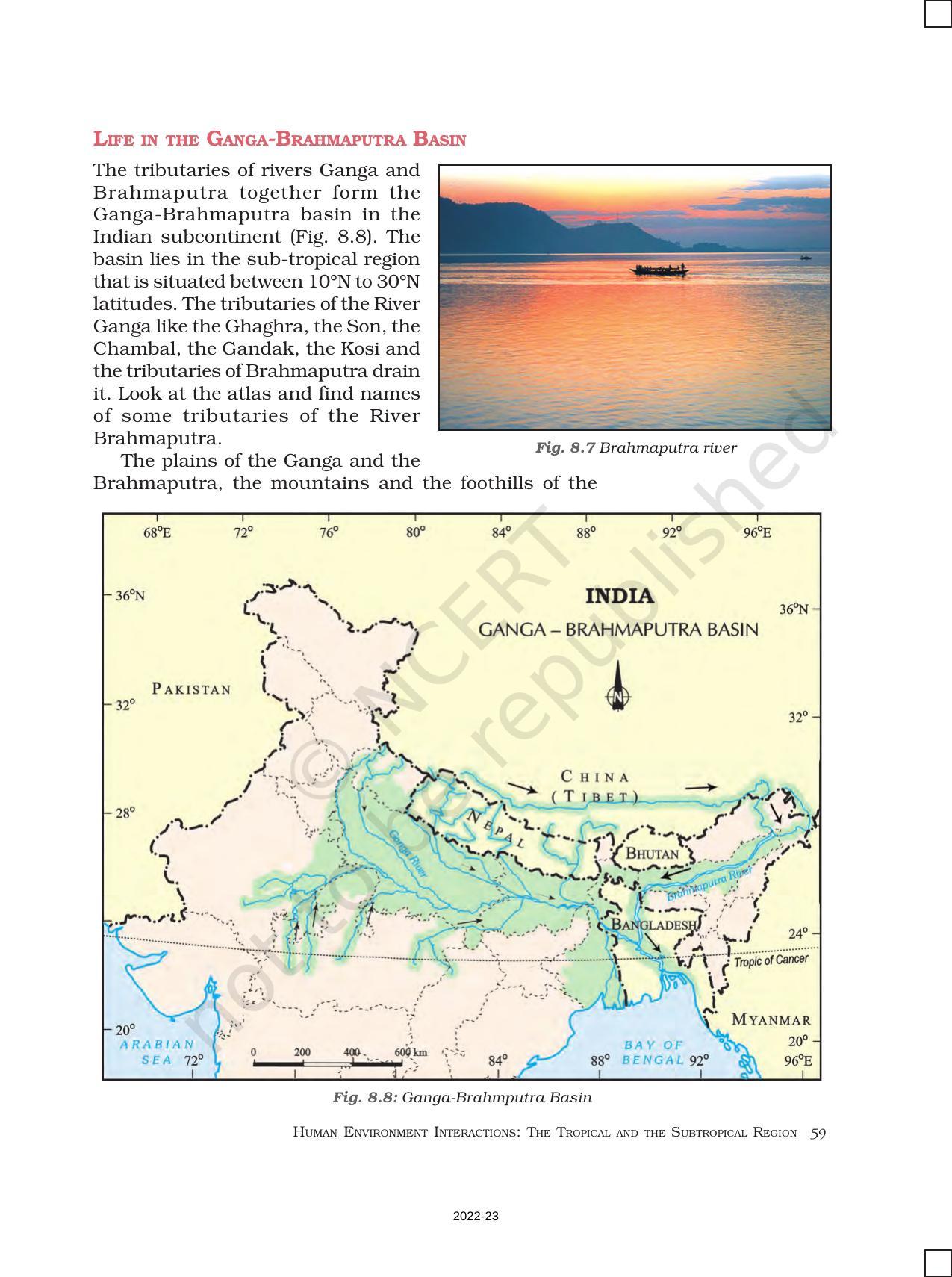 NCERT Book For Class 7 Social Science(Geography): Chapter 8-Human-Environment Interactions The ...