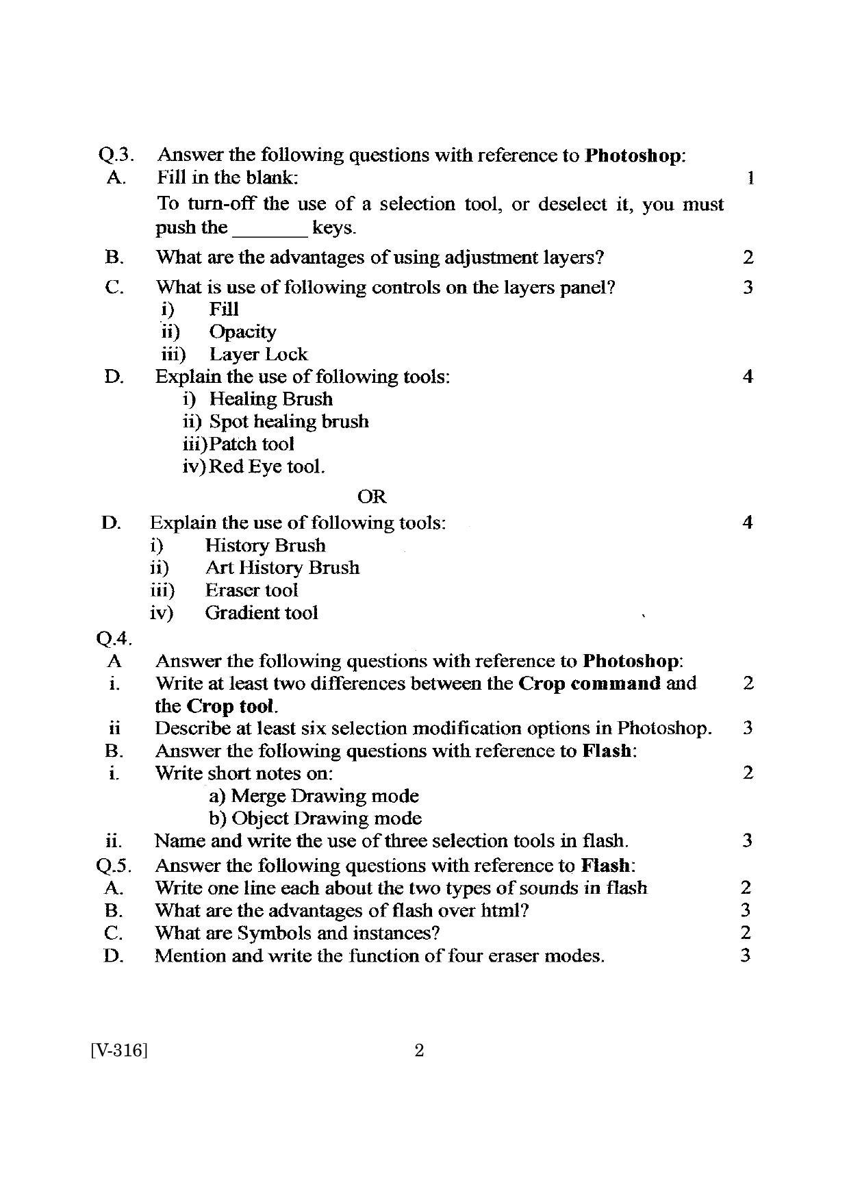 Goa Board Class 12 Computer Software Application 2019 (June 2019 ...