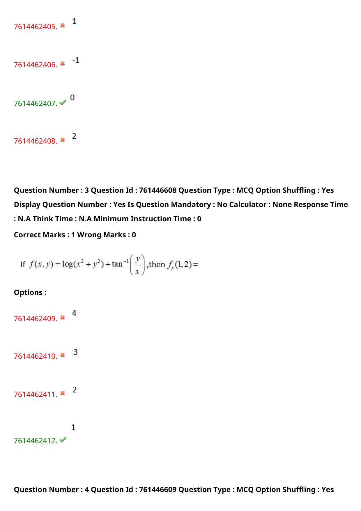 TS ECET 2024: BSM – BSC-MATHEMATICS Master Question Paper With Preliminary Key - Page 4