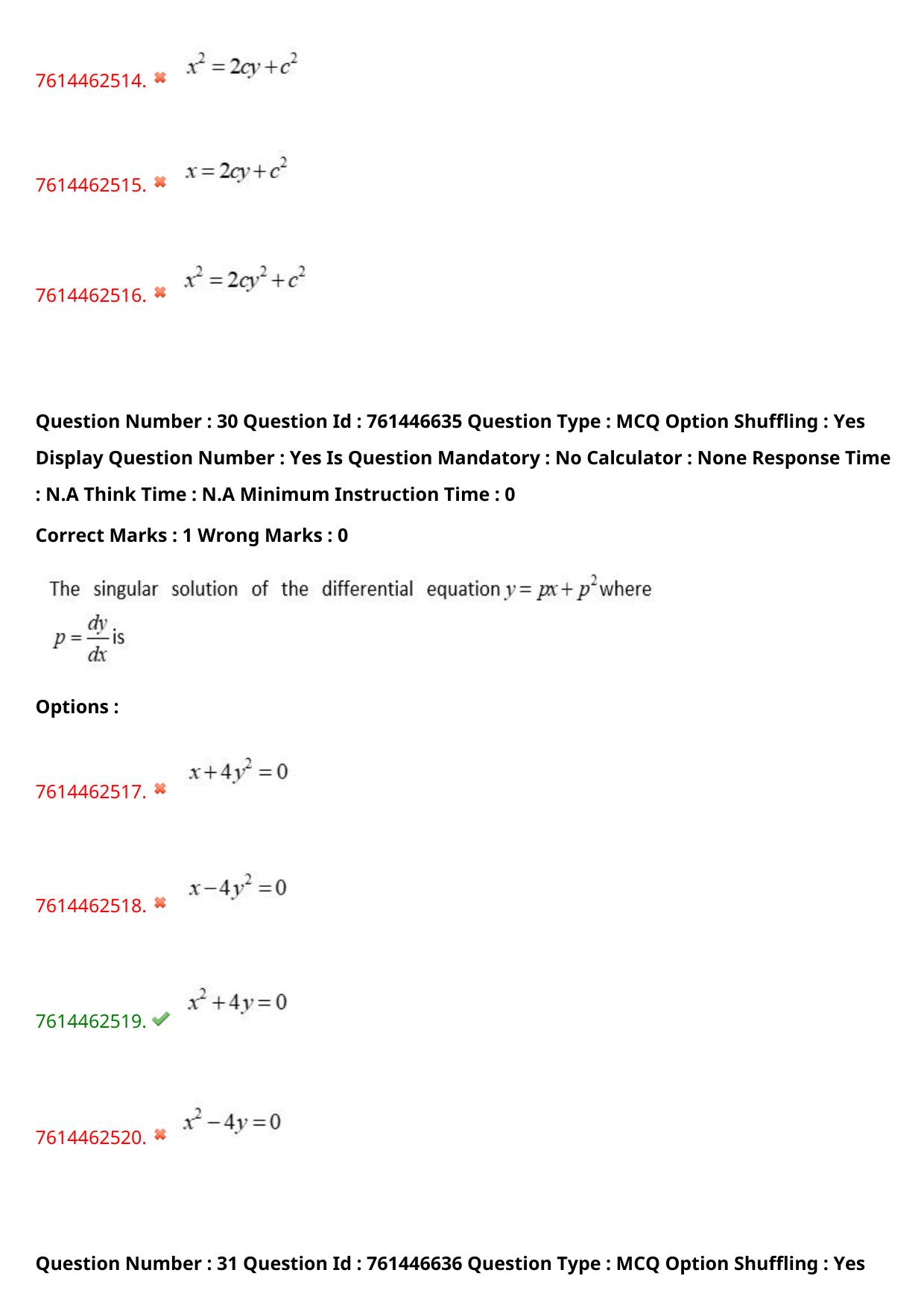 TS ECET 2024: BSM – BSC-MATHEMATICS Master Question Paper With Preliminary Key - Page 22