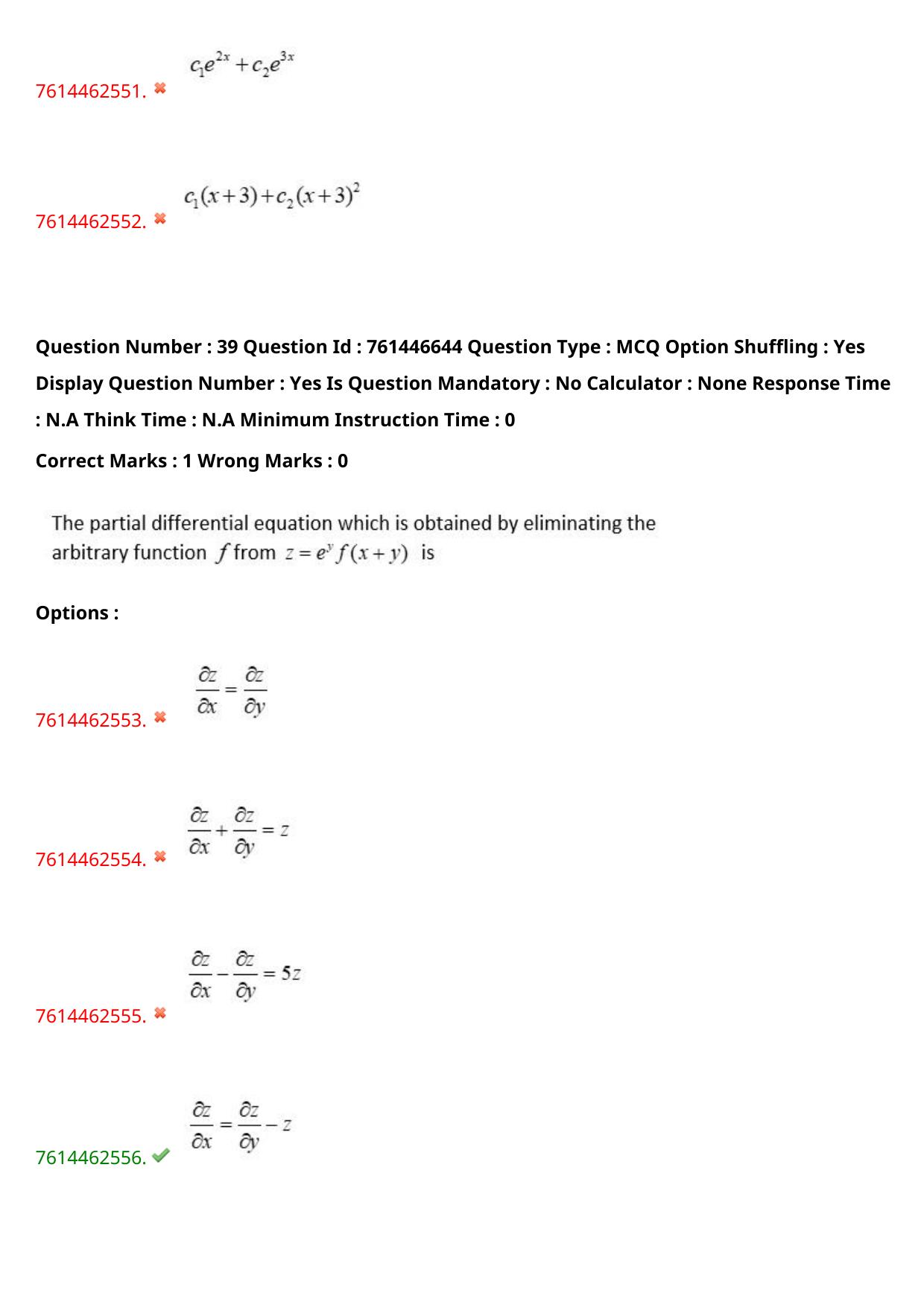 TS ECET 2024: BSM – BSC-MATHEMATICS Master Question Paper With Preliminary Key - Page 28