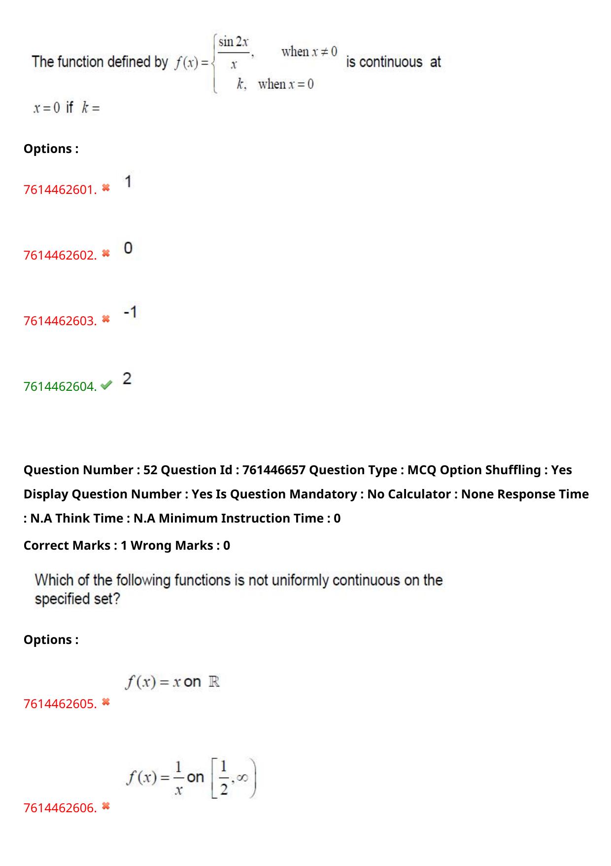 TS ECET 2024: BSM – BSC-MATHEMATICS Master Question Paper With Preliminary Key - Page 37