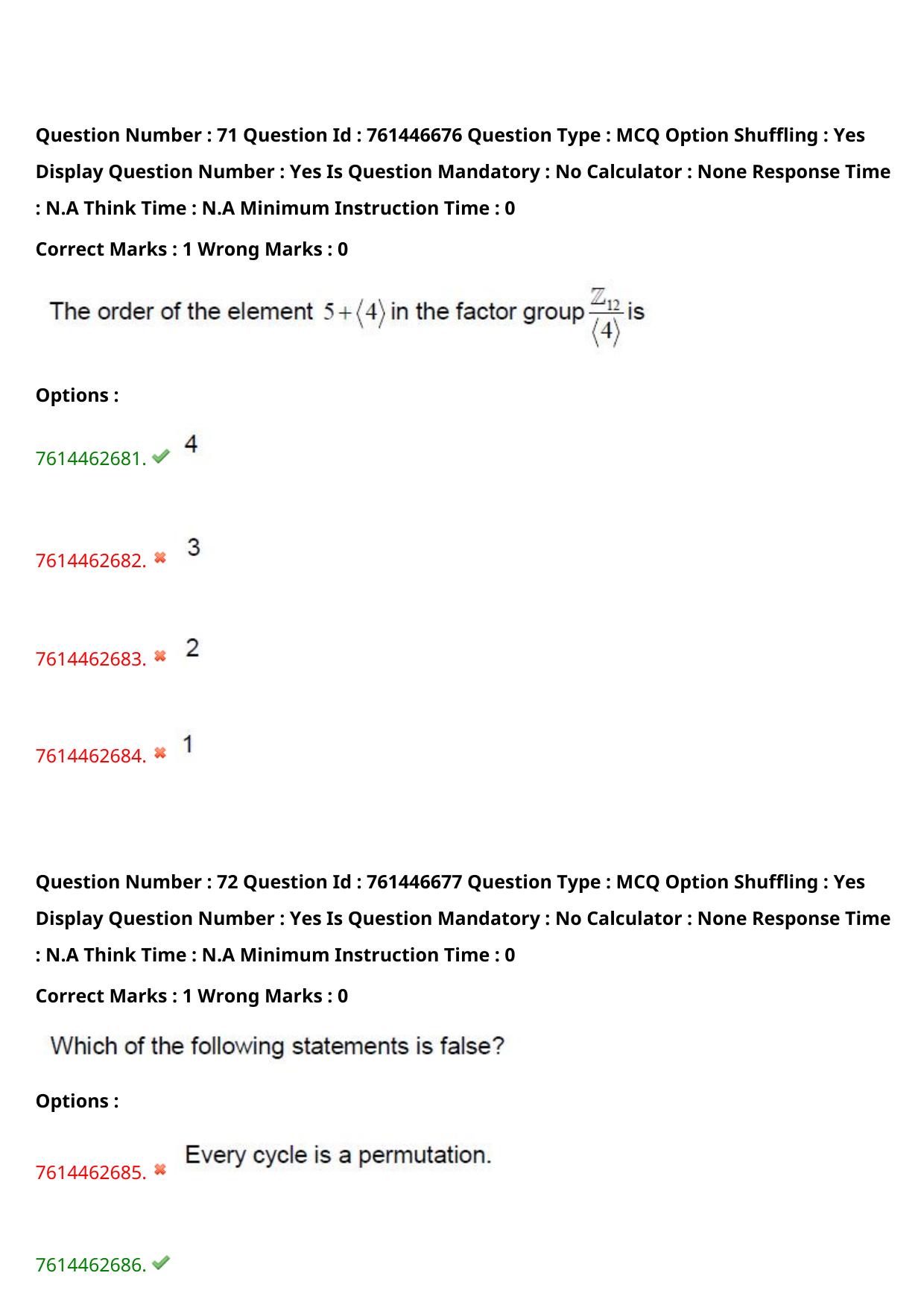 TS ECET 2024: BSM – BSC-MATHEMATICS Master Question Paper With Preliminary Key - Page 50