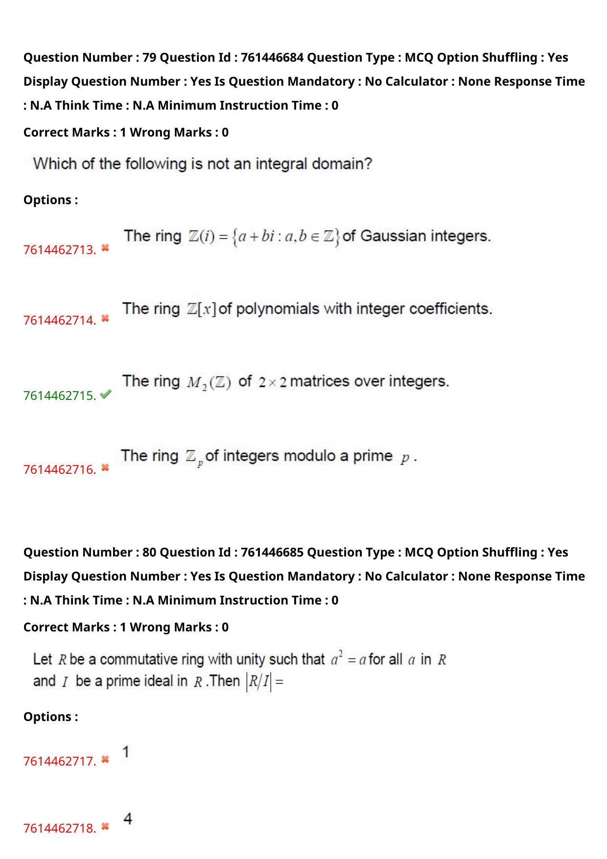 TS ECET 2024: BSM – BSC-MATHEMATICS Master Question Paper With Preliminary Key - Page 55