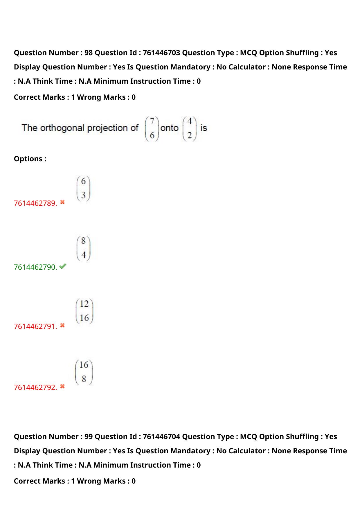 TS ECET 2024: BSM – BSC-MATHEMATICS Master Question Paper With Preliminary Key - Page 68
