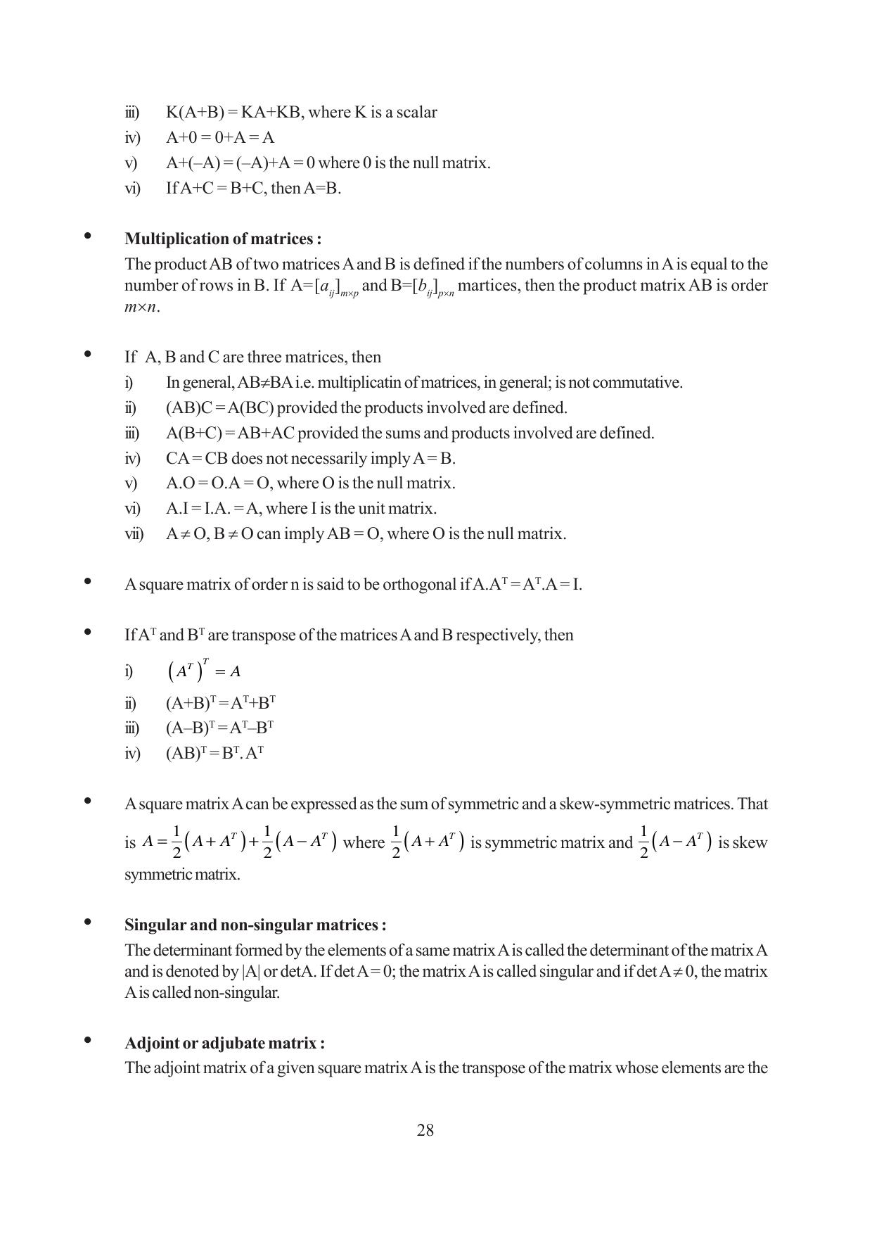 Tripura Board Class 12 Mathematics English Version Workbooks - Page 28