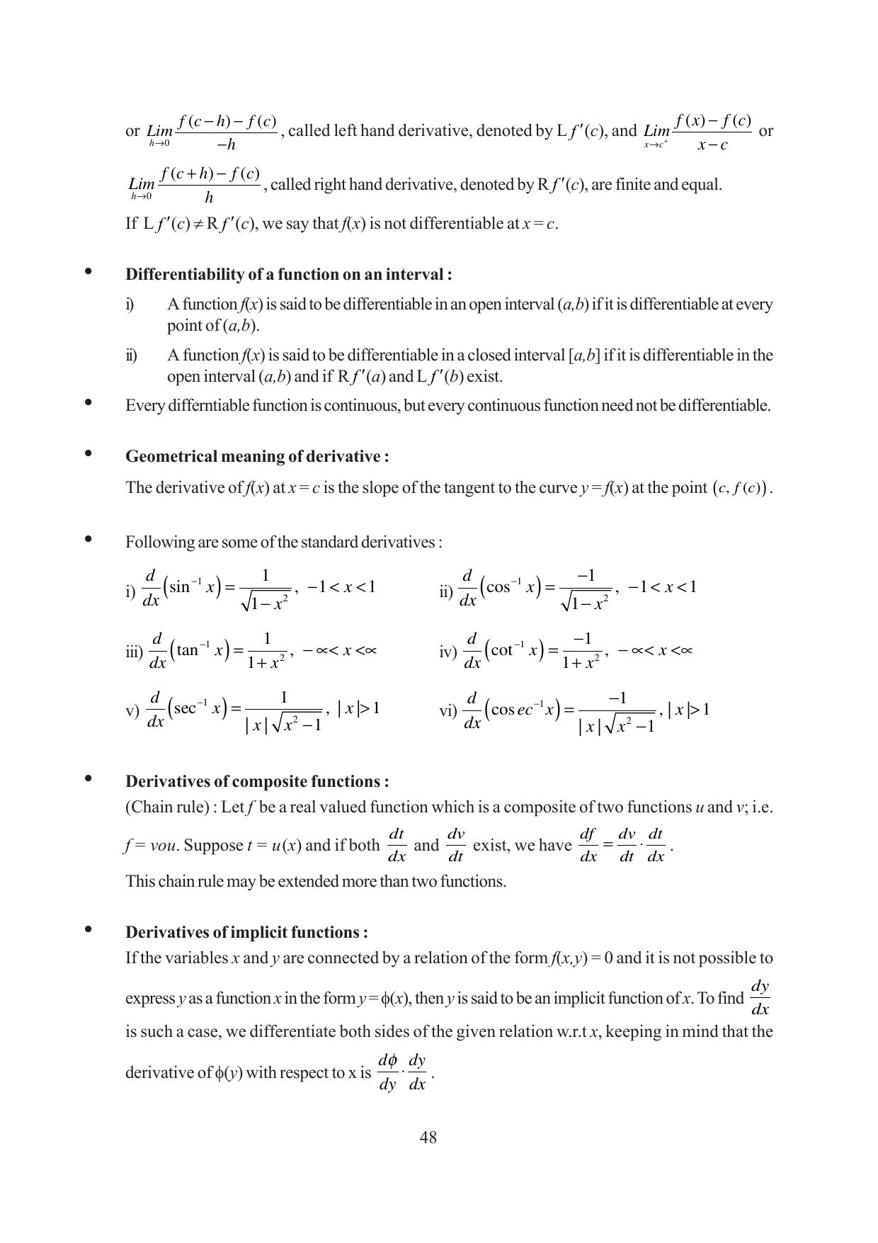 Tripura Board Class 12 Mathematics English Version Workbooks - Page 48