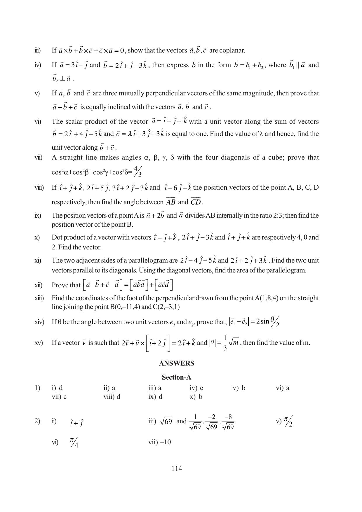 Tripura Board Class 12 Mathematics English Version Workbooks - Page 114