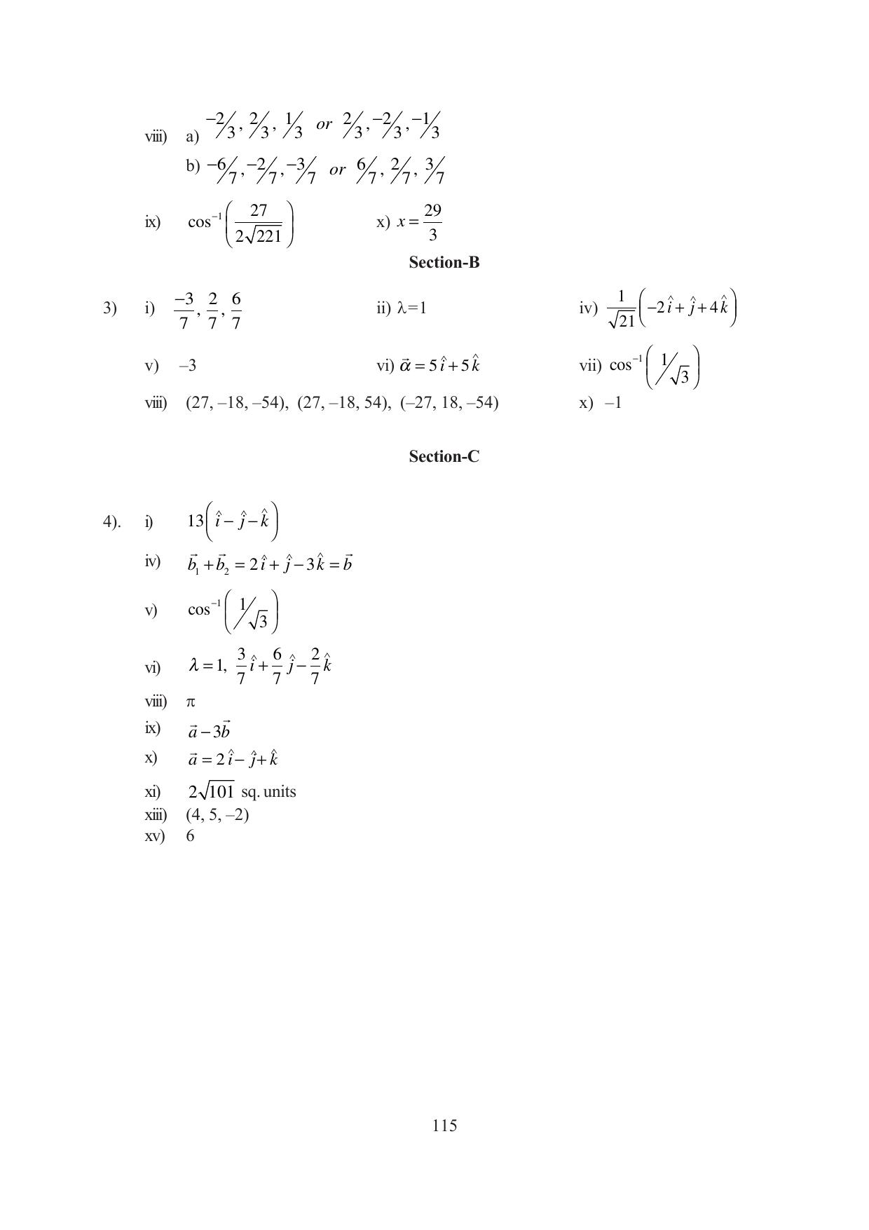 Tripura Board Class 12 Mathematics English Version Workbooks - Page 115