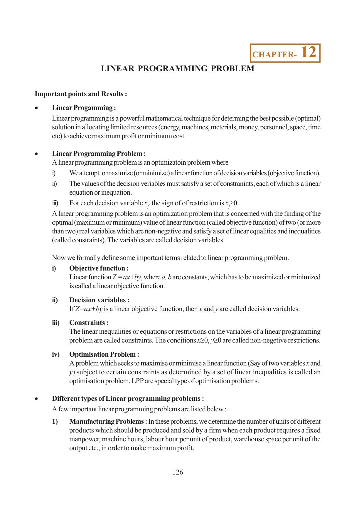 Tripura Board Class 12 Mathematics English Version Workbooks - Page 126