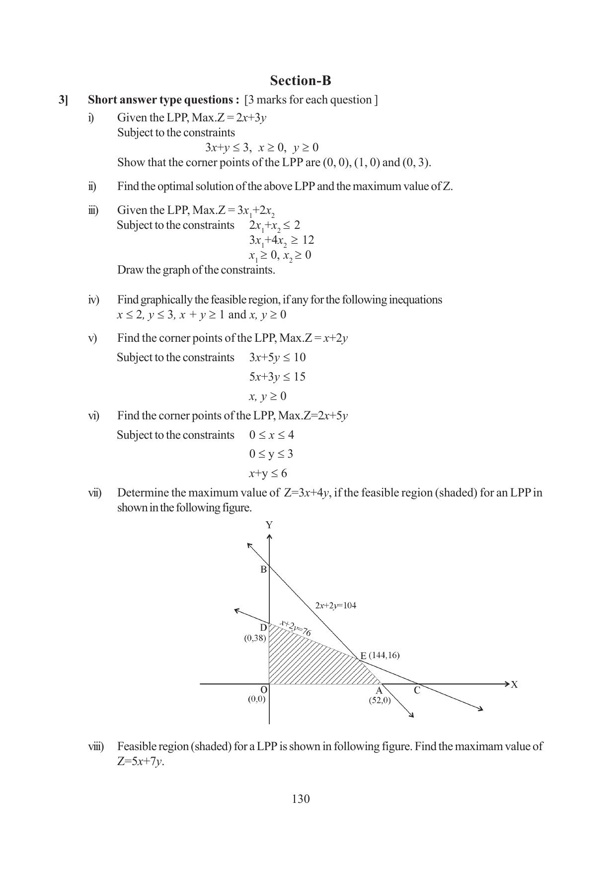 Tripura Board Class 12 Mathematics English Version Workbooks - Page 130