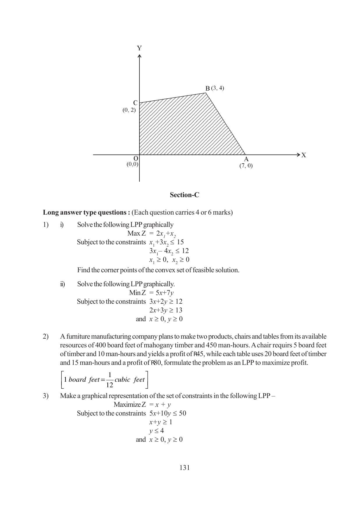 Tripura Board Class 12 Mathematics English Version Workbooks - Page 131