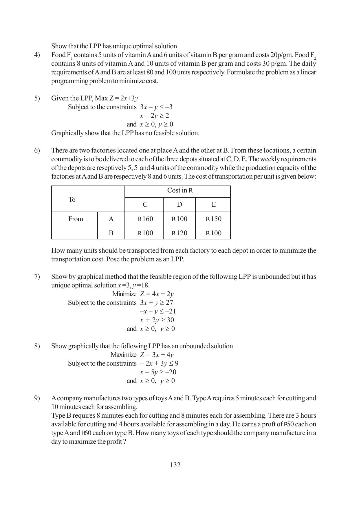 Tripura Board Class 12 Mathematics English Version Workbooks - Page 132