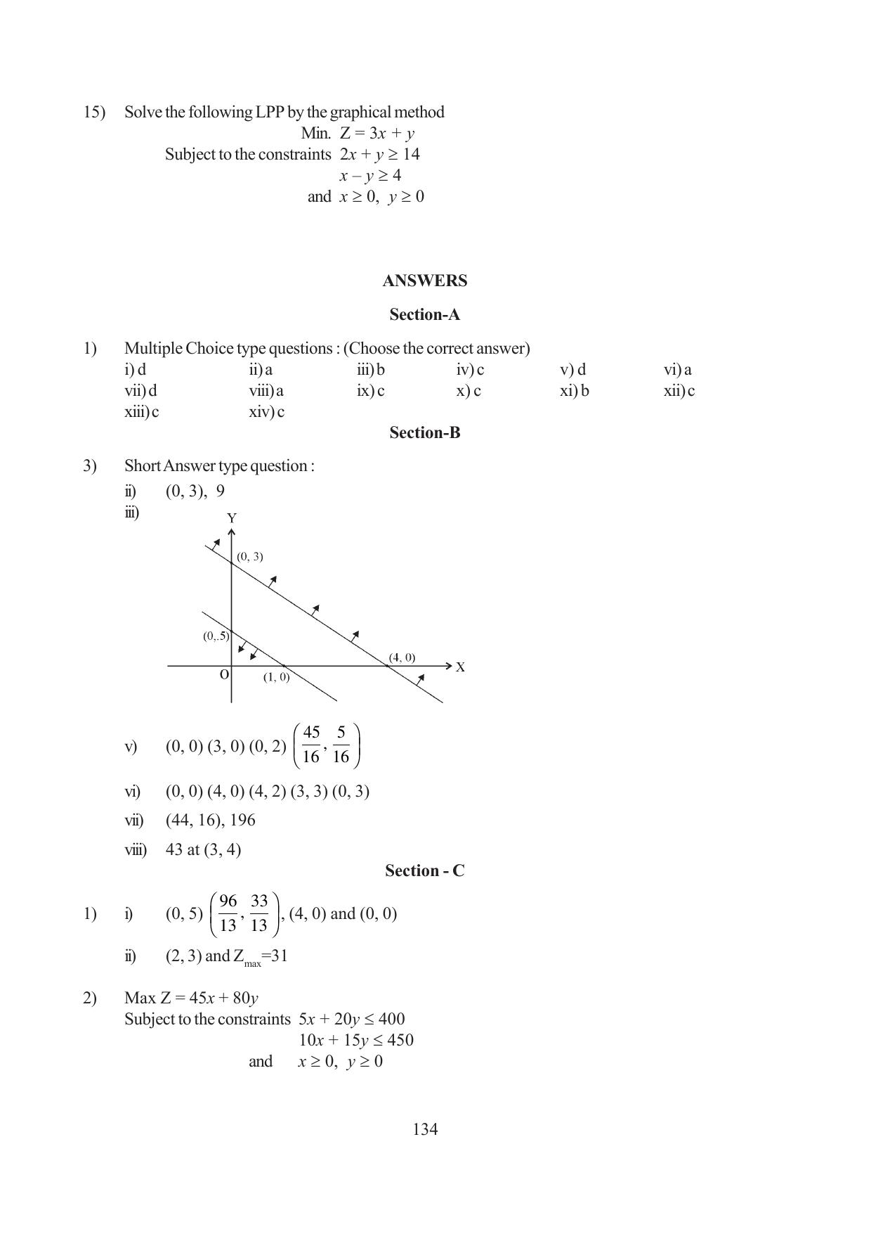 Tripura Board Class 12 Mathematics English Version Workbooks - Page 134