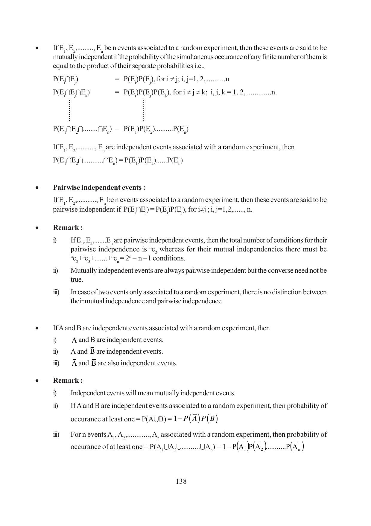 Tripura Board Class 12 Mathematics English Version Workbooks - Page 138