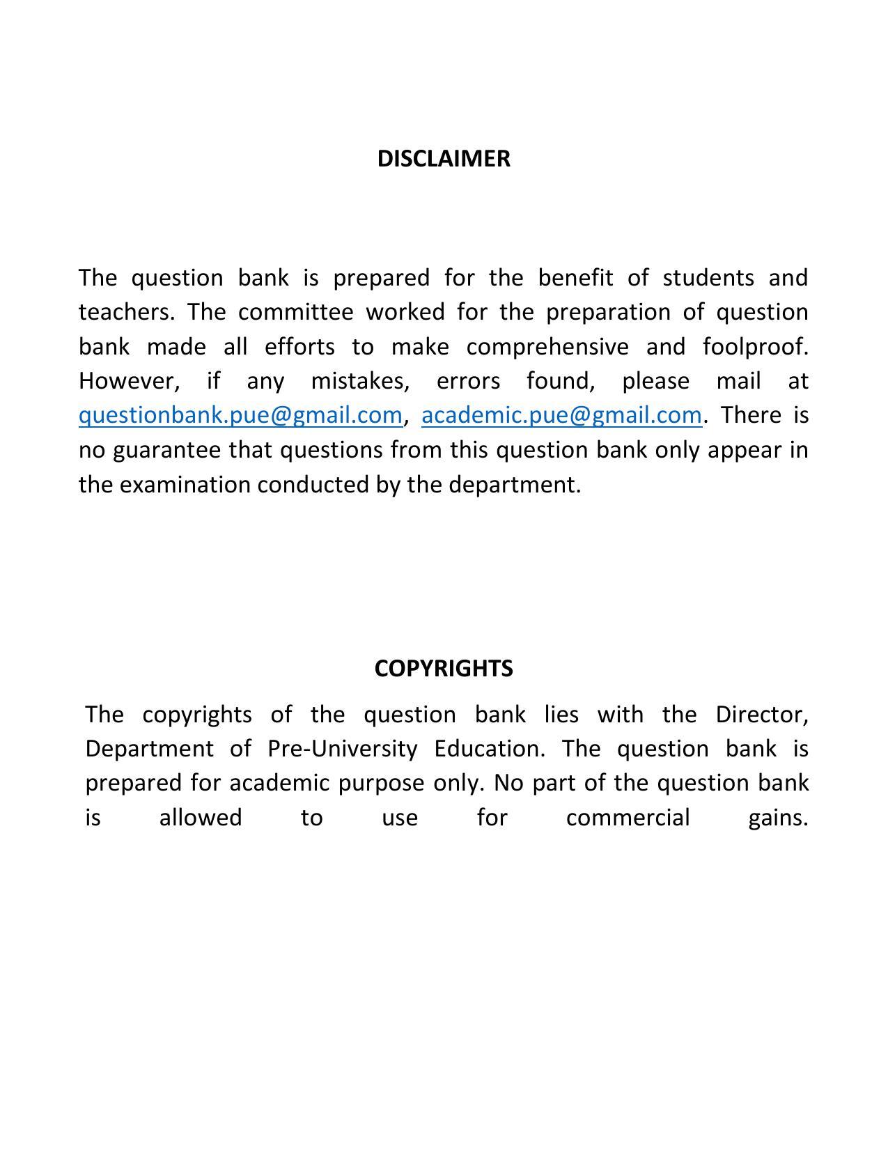 Karnataka 1st PUC Question Bank for Biology - Page 2