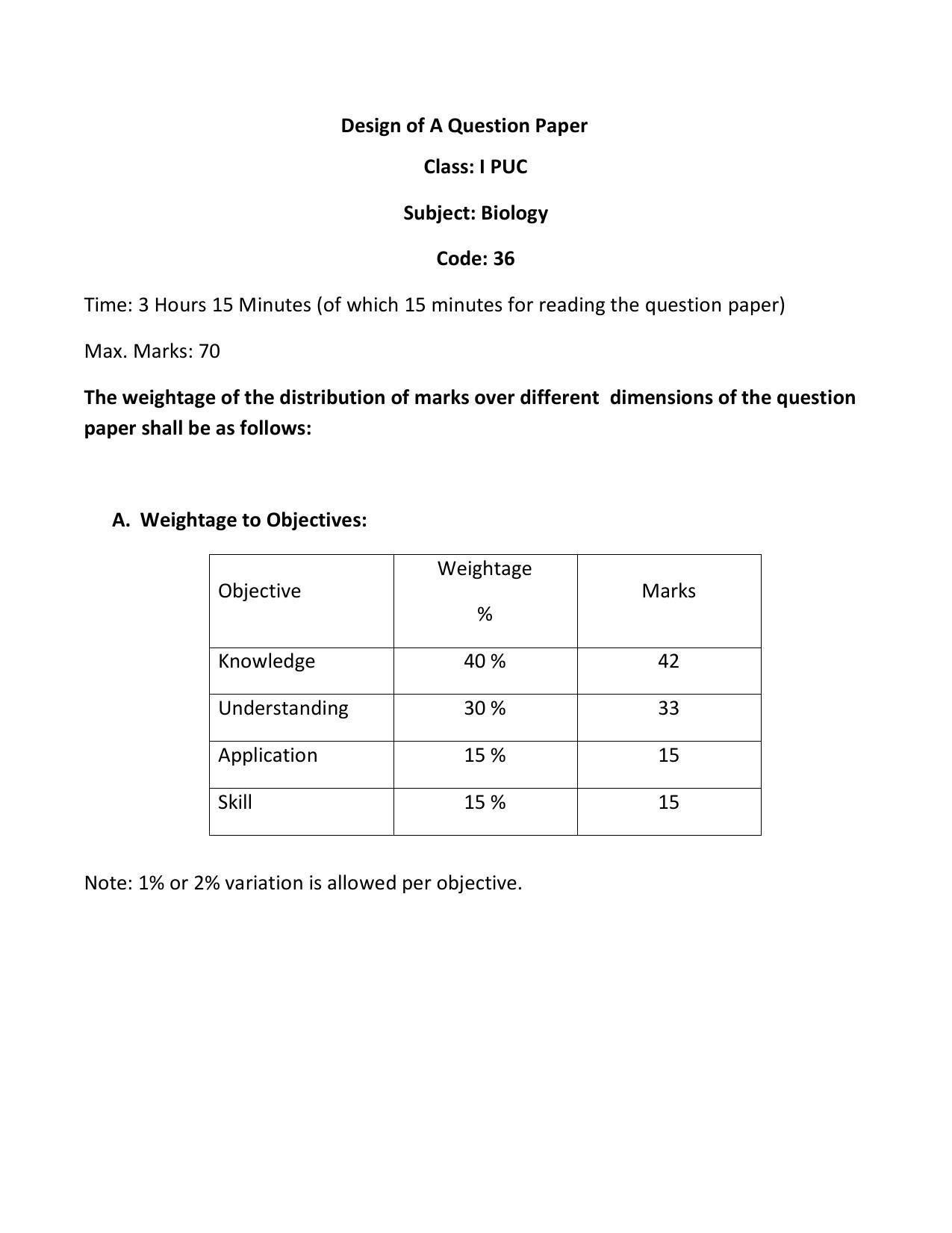 Karnataka 1st PUC Question Bank for Biology - Page 3