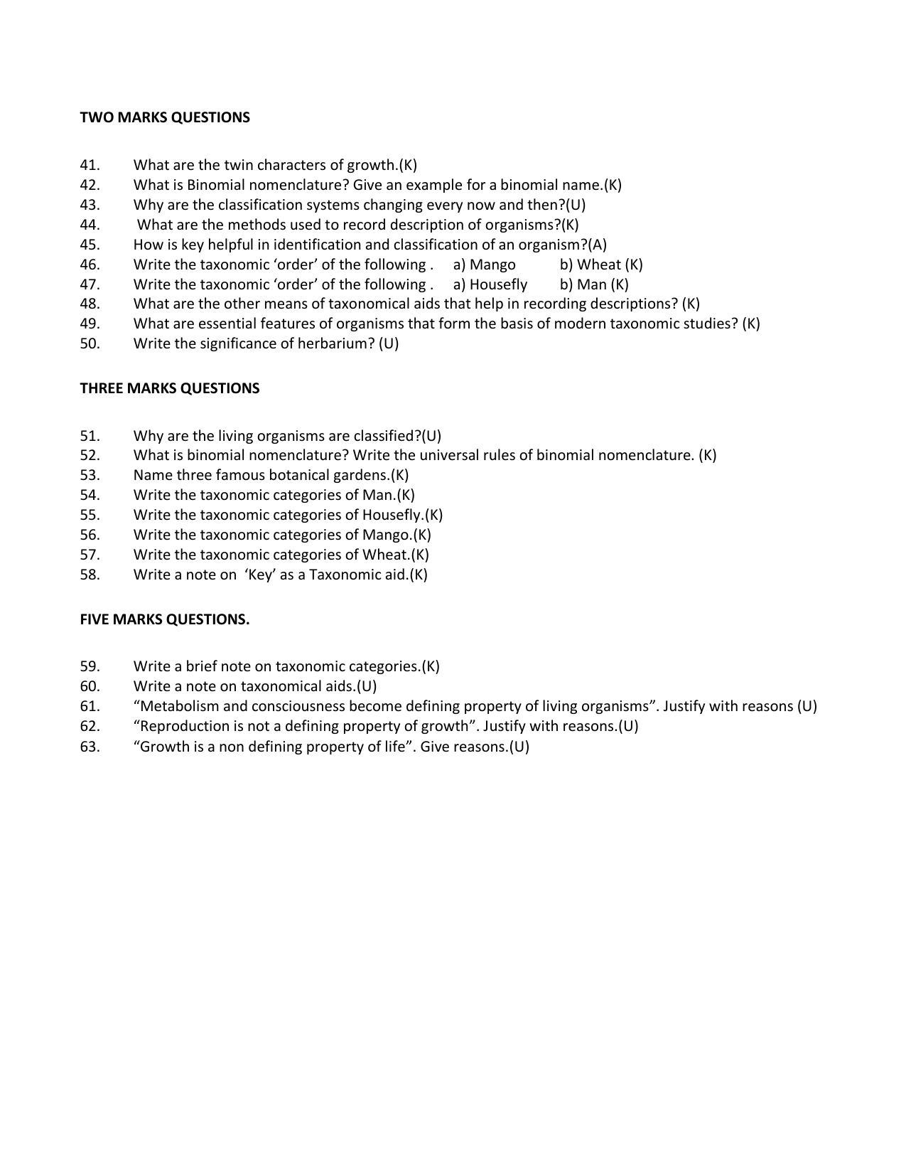 Karnataka 1st PUC Question Bank for Biology - Page 16