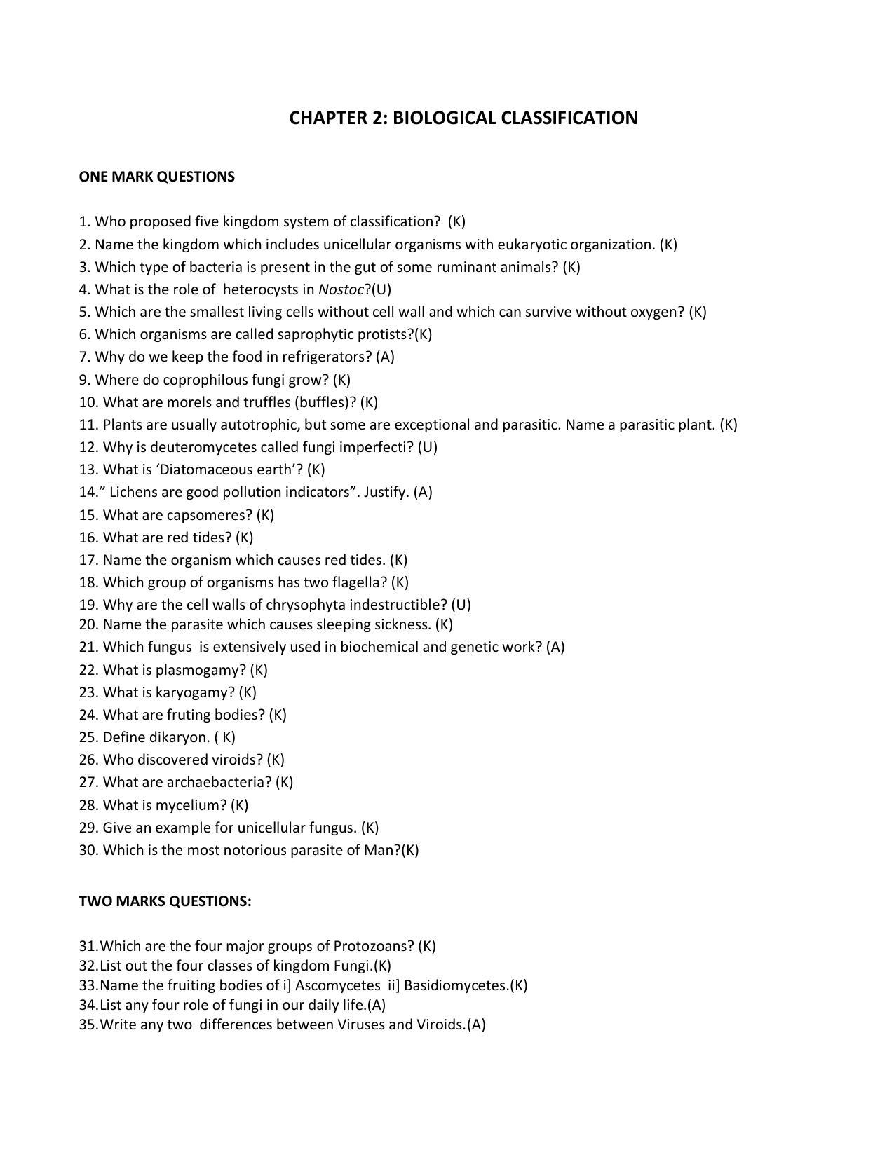 Karnataka 1st PUC Question Bank for Biology - Page 17