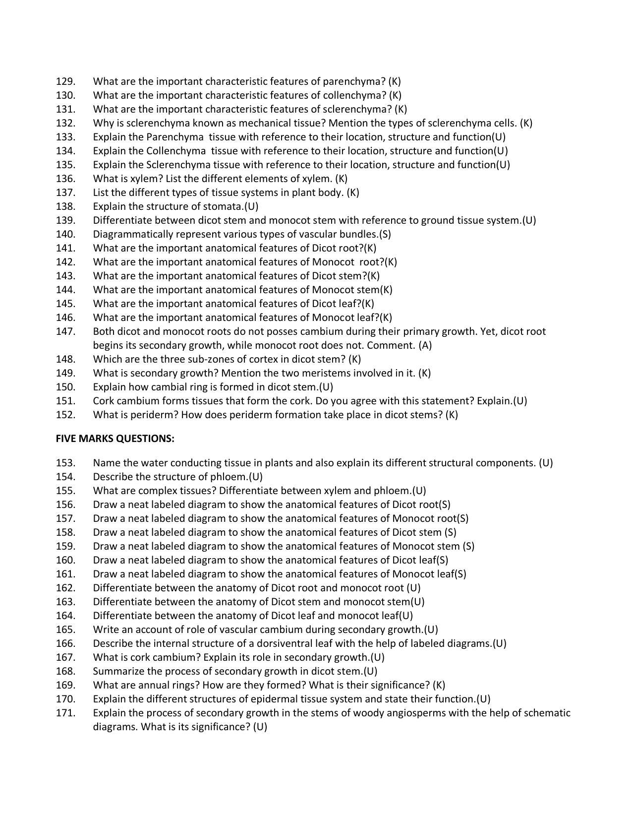 Karnataka 1st PUC Question Bank for Biology - Page 32