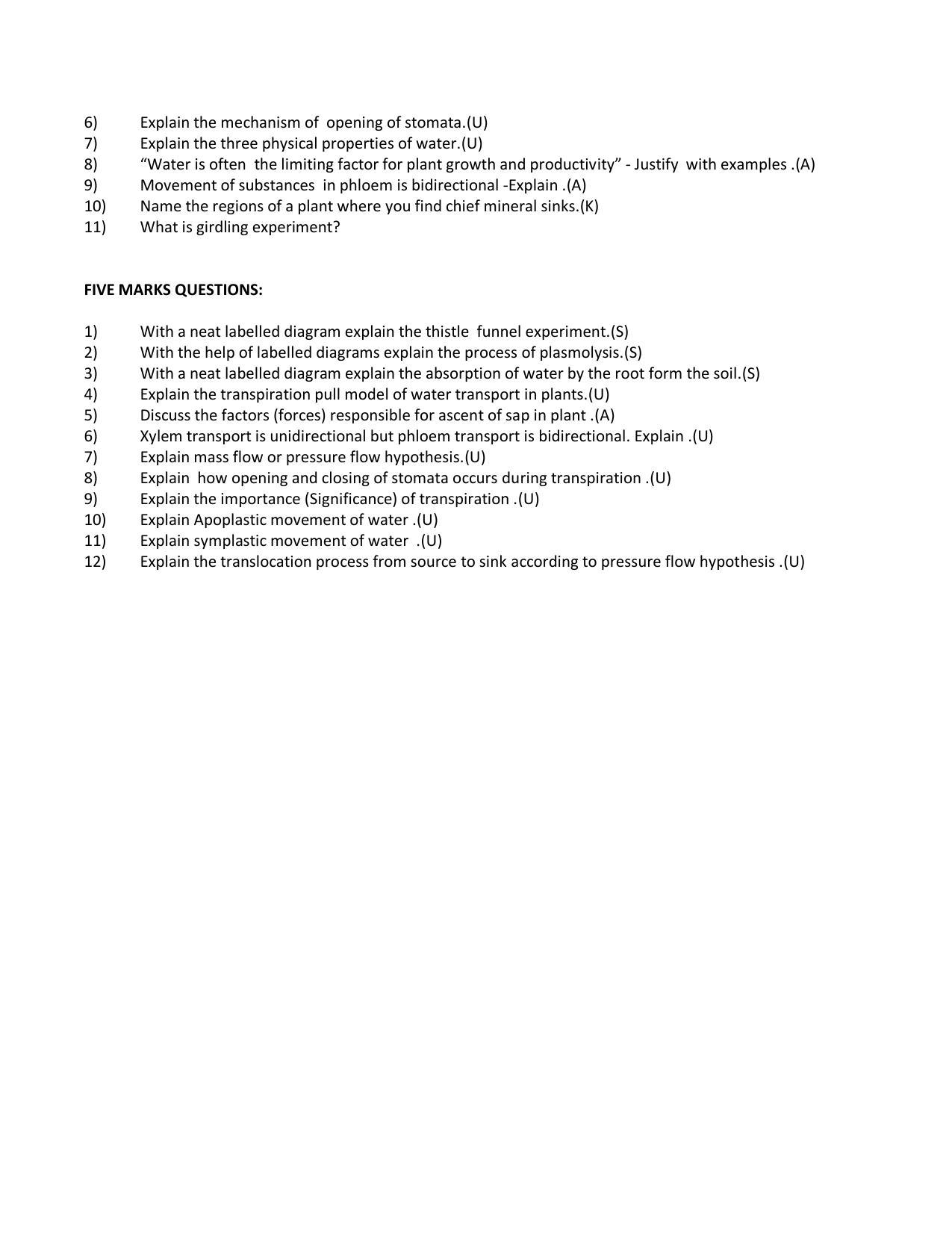 Karnataka 1st PUC Question Bank for Biology - Page 50