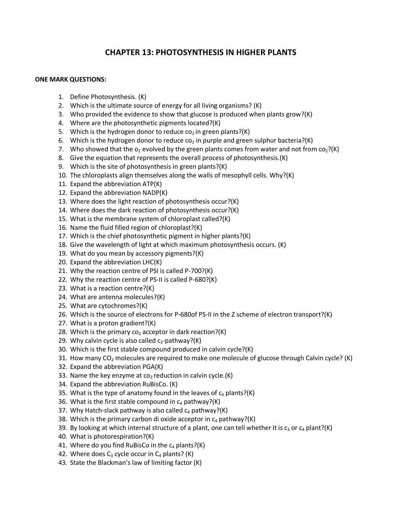 Karnataka 1st PUC Question Bank for Biology - Page 54