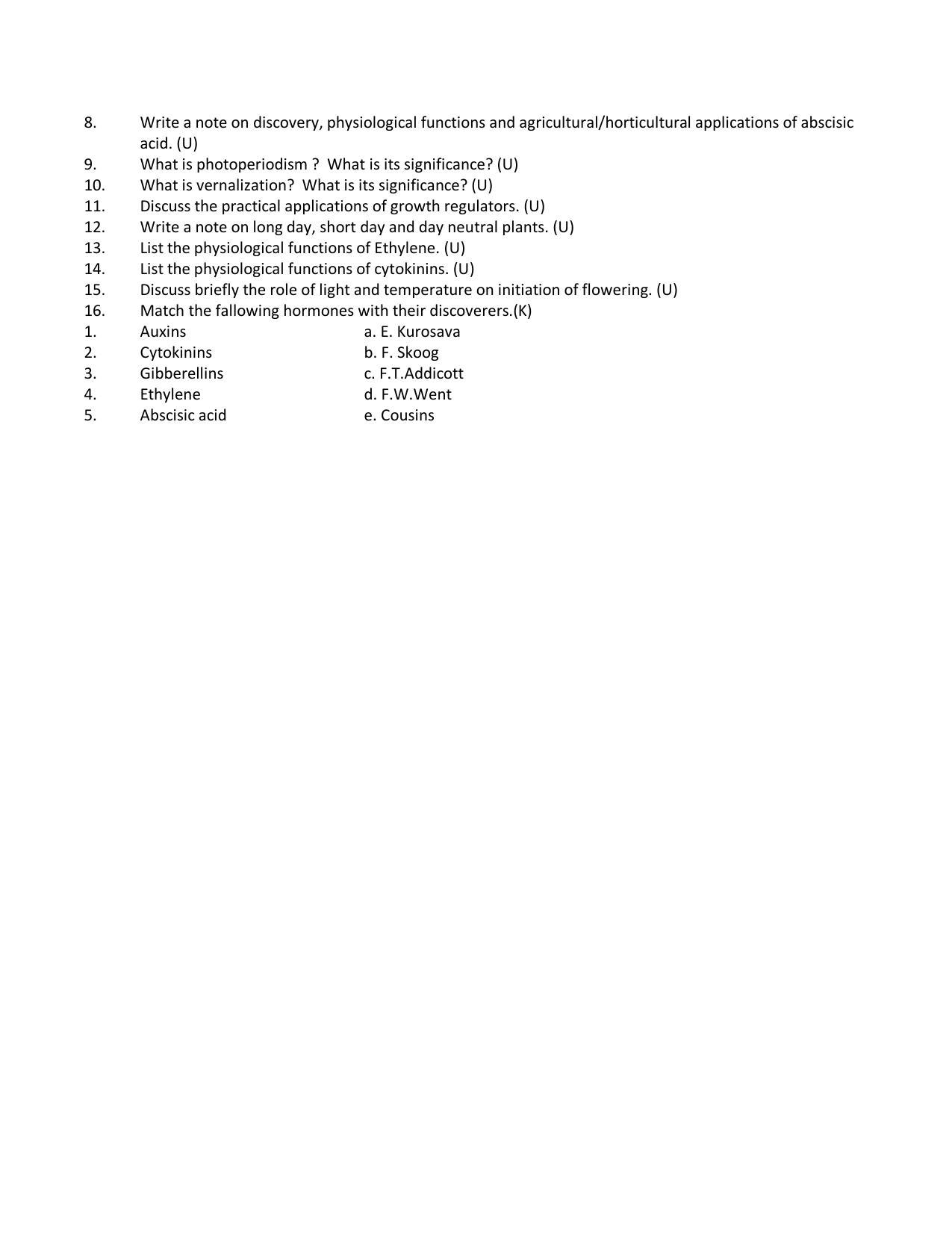 Karnataka 1st PUC Question Bank for Biology - Page 63