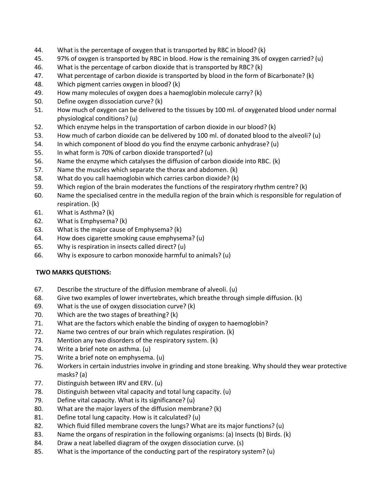 Karnataka 1st PUC Question Bank for Biology - Page 69