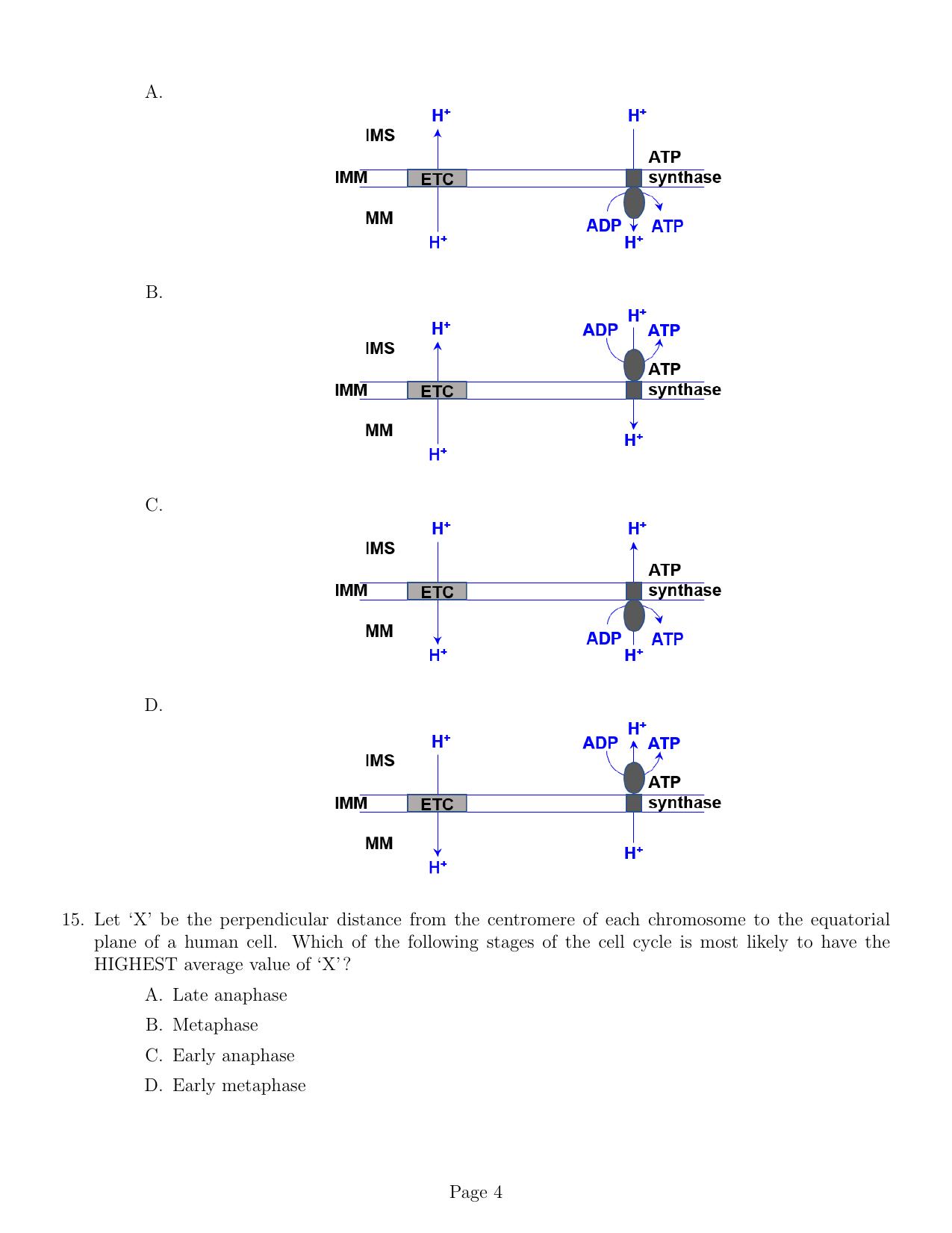 IISER Aptitude Test 2022 English Question Paper - Page 4