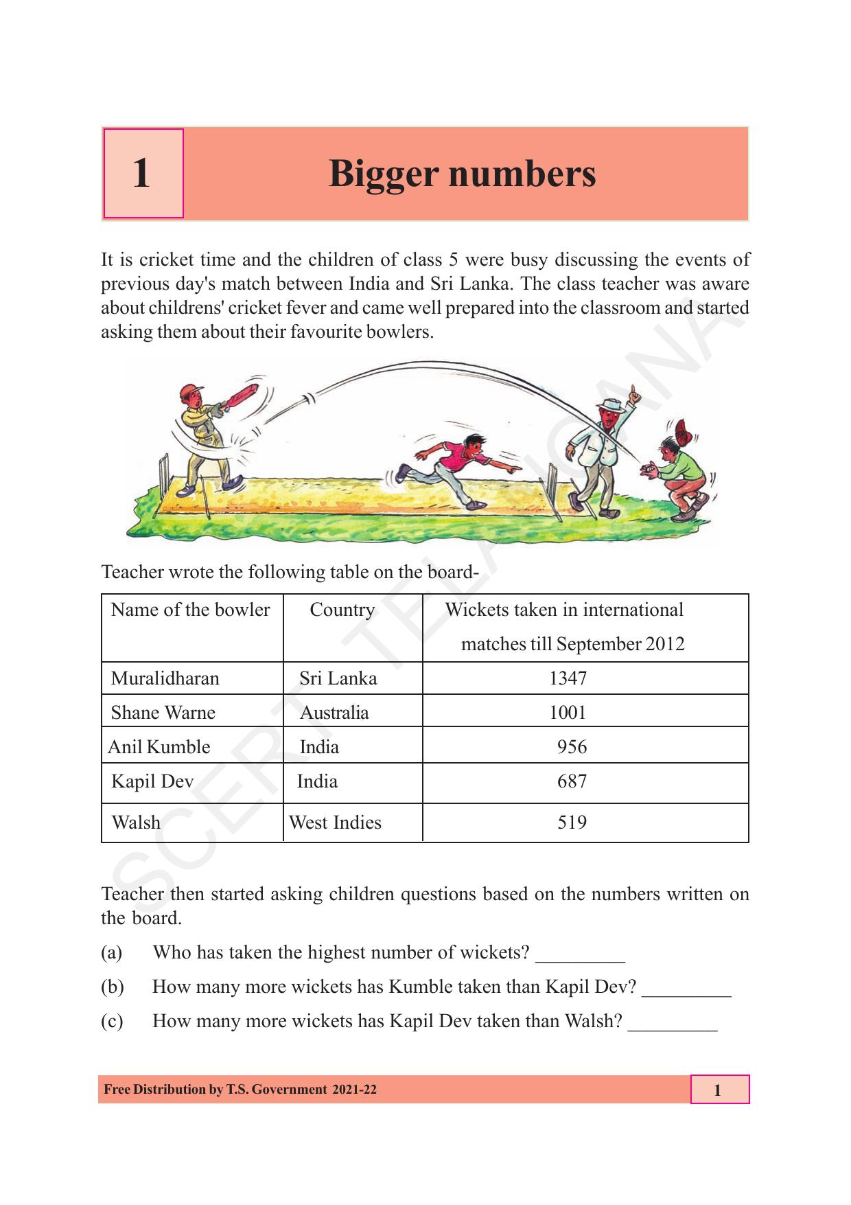 TS SCERT Class 5 Maths (English Medium) Text Book - Page 9