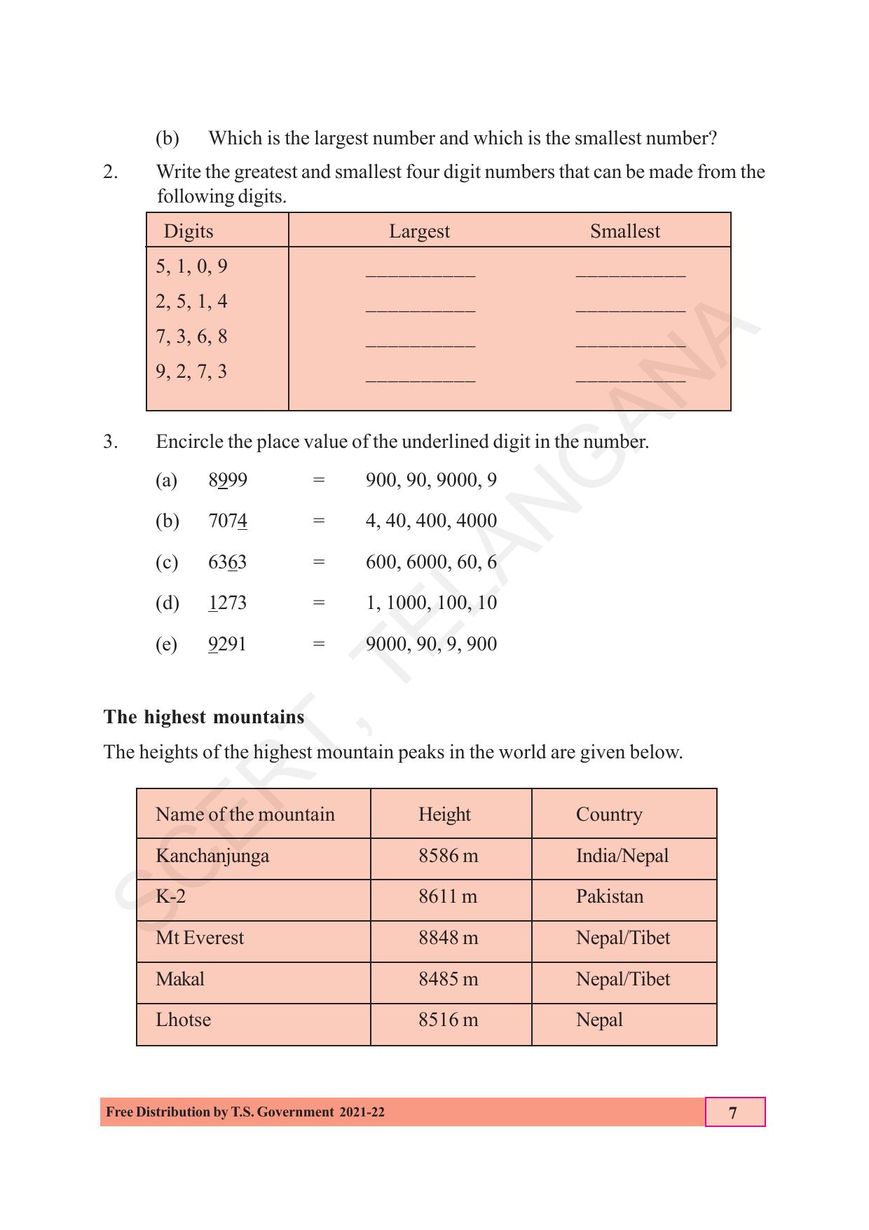 TS SCERT Class 5 Maths (English Medium) Text Book - Page 15