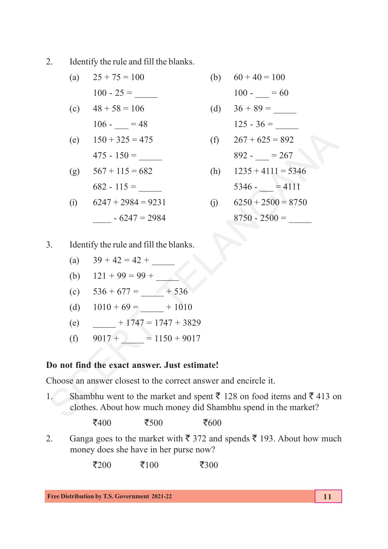 TS SCERT Class 5 Maths (English Medium) Text Book - Page 19