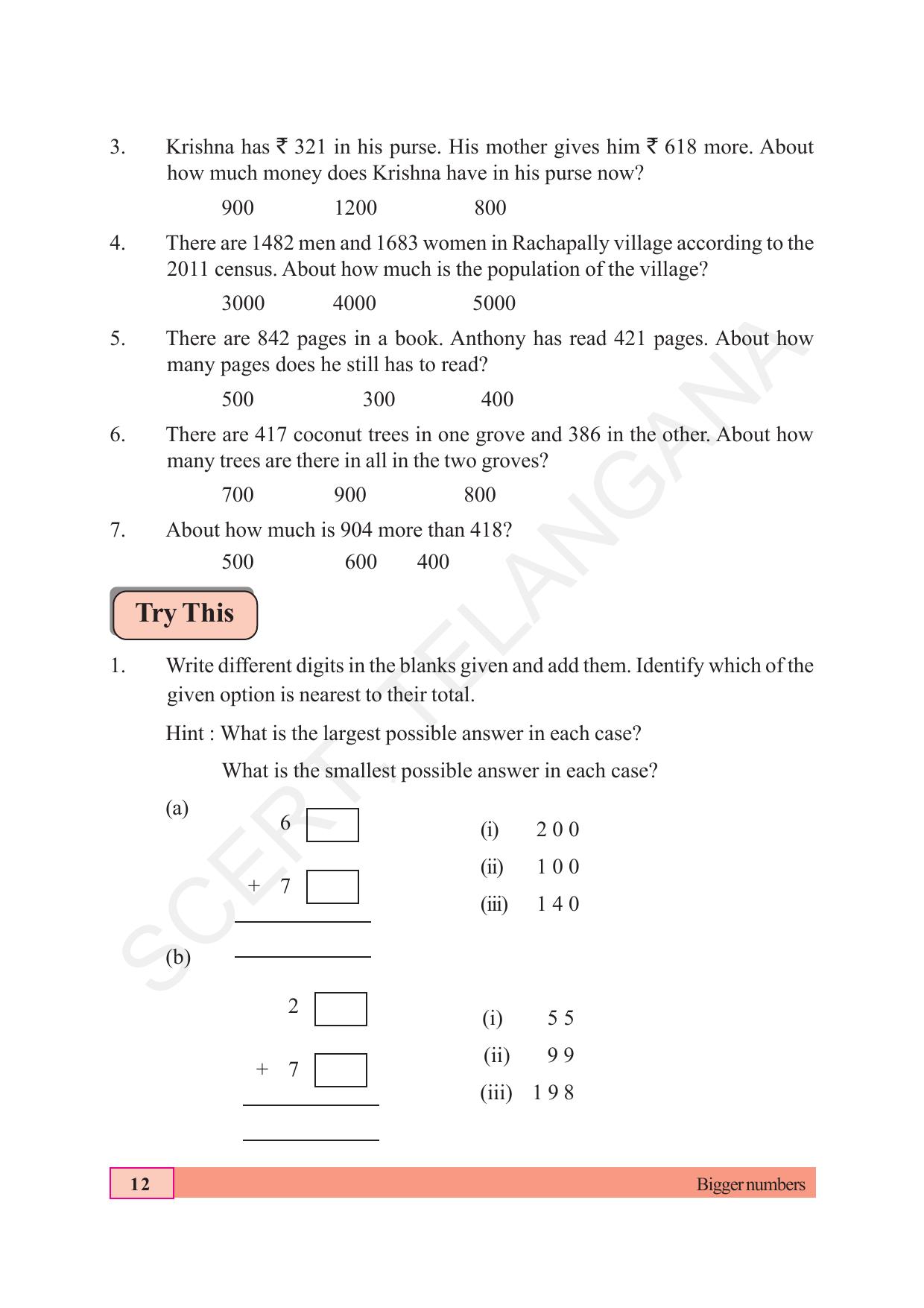 TS SCERT Class 5 Maths (English Medium) Text Book - Page 20