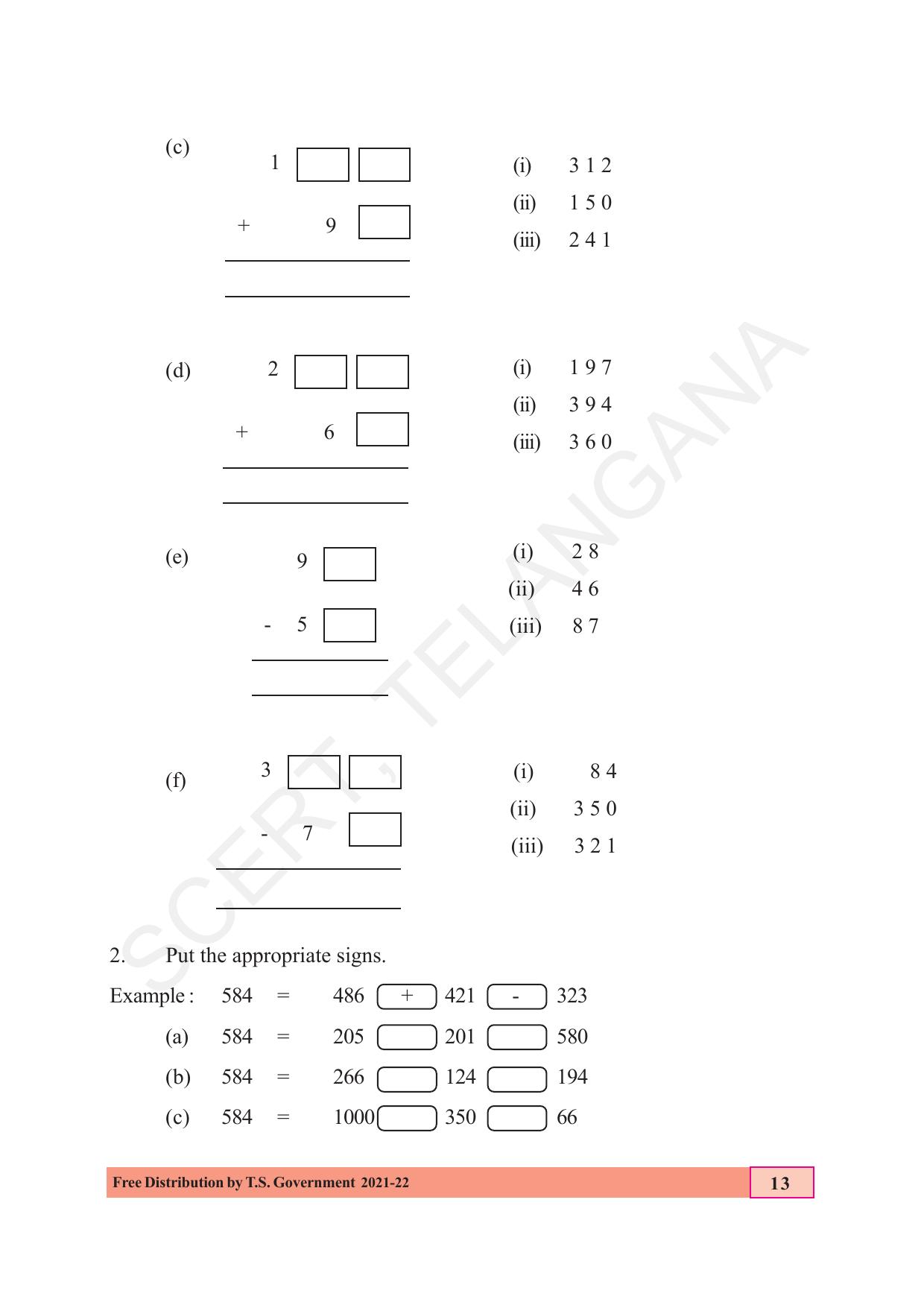 TS SCERT Class 5 Maths (English Medium) Text Book - Page 21