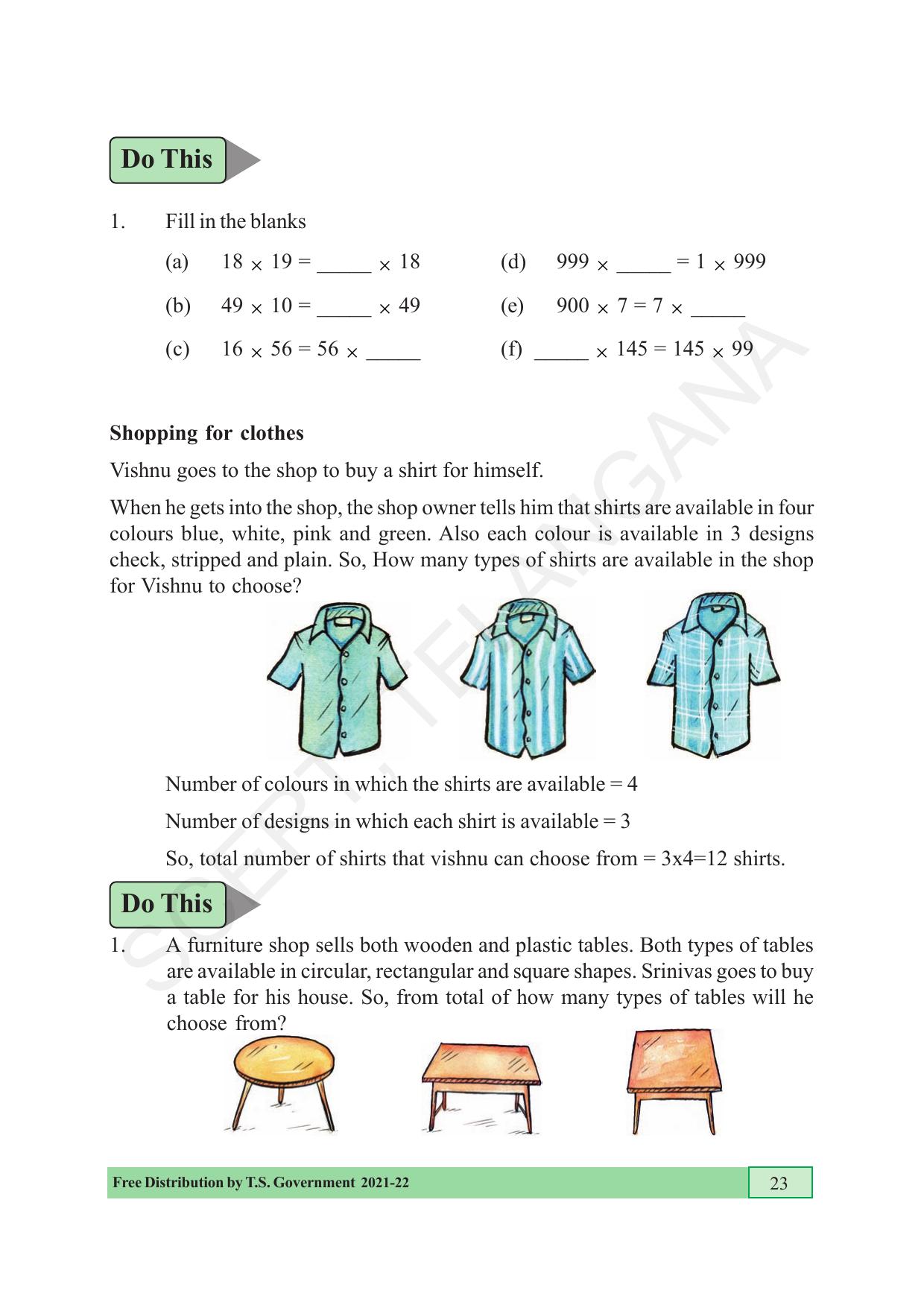 TS SCERT Class 5 Maths (English Medium) Text Book - Page 31