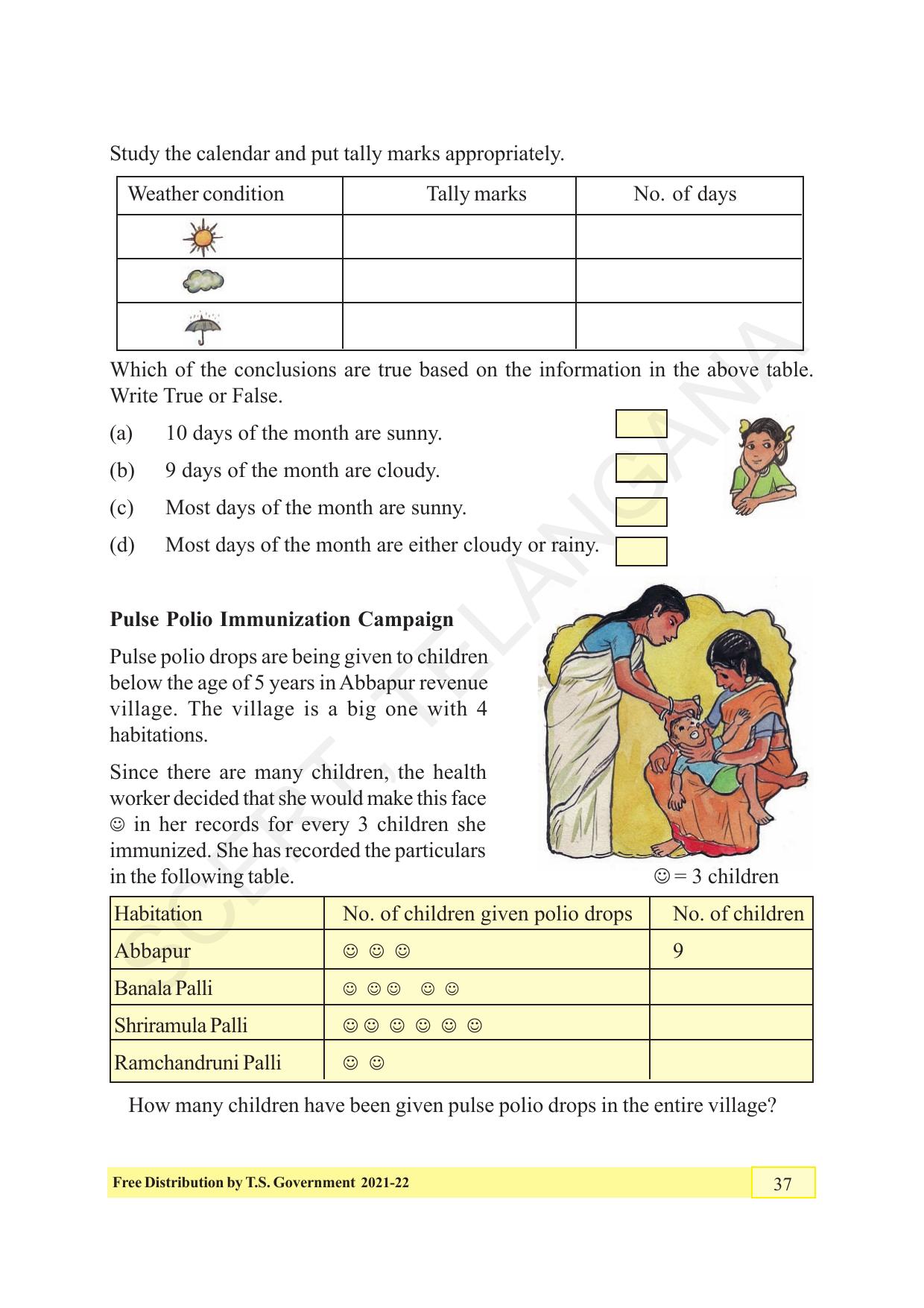 TS SCERT Class 5 Maths (English Medium) Text Book - Page 45