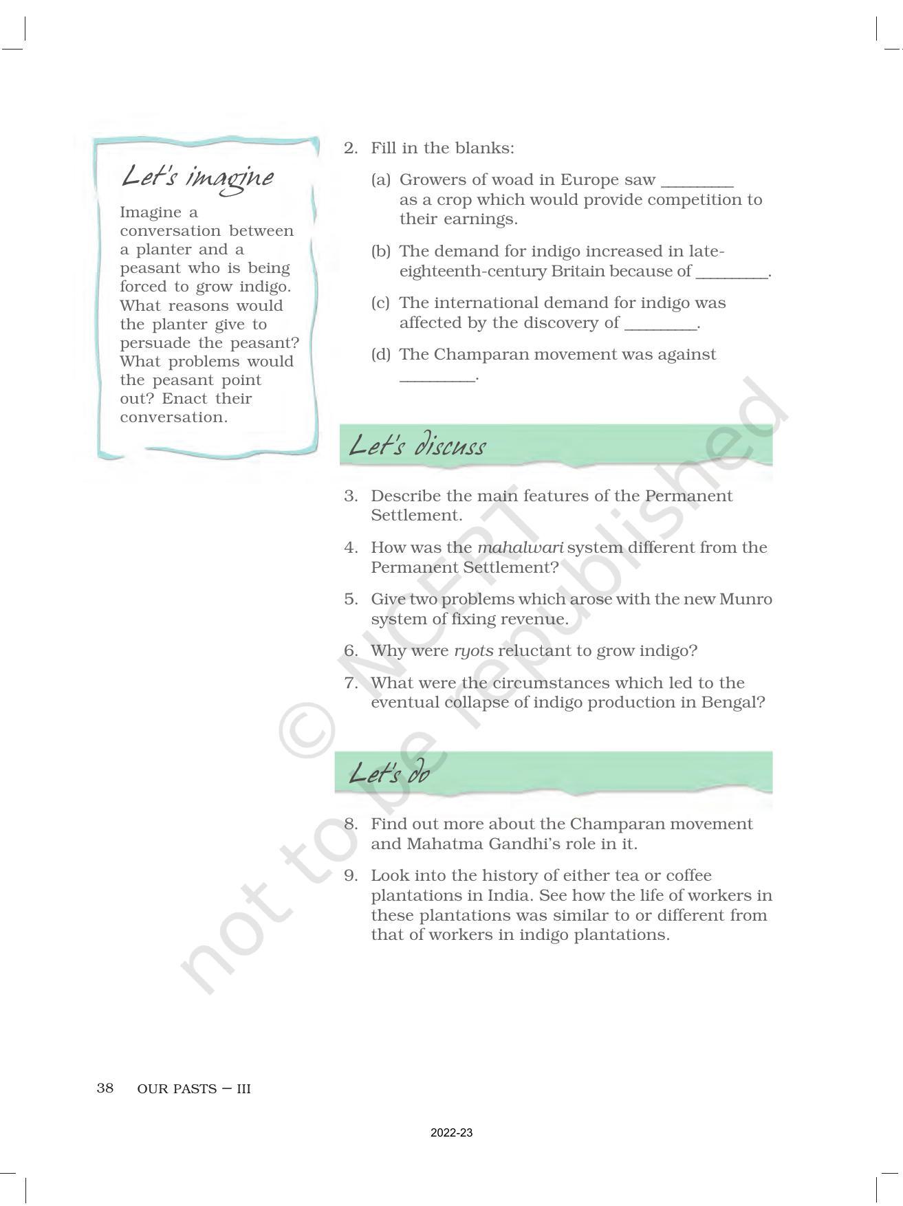 NCERT Book For Class 8 History Chapter 3 Ruling The Countryside