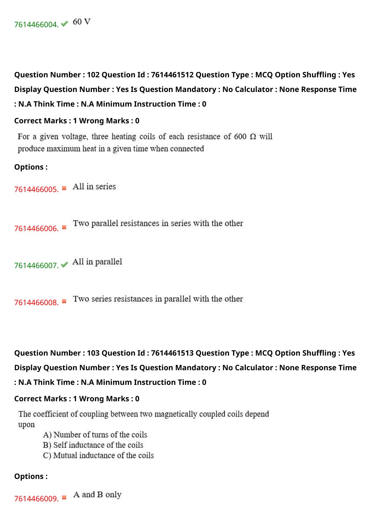 TS ECET 2024: EEE - ELECTRICAL AND ELECTRONICS ENGINEERING Master Question Paper With Preliminary Key - Page 64