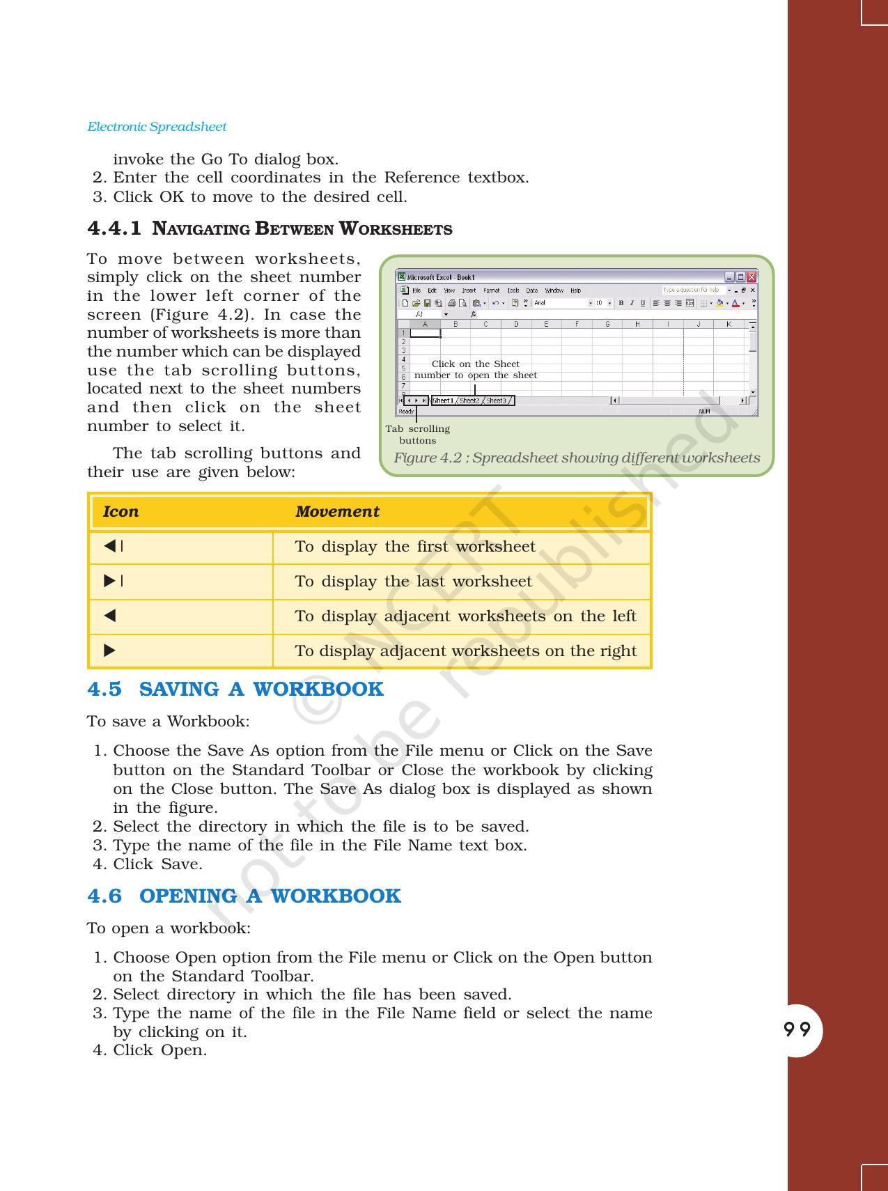 NCERT Book for Class 11 Computers Chapter 4 Electronic Spreadsheet - Page 4