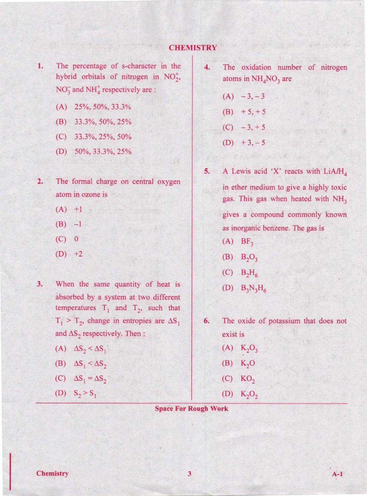 KCET Chemistry 2020 Question Papers - Page 3